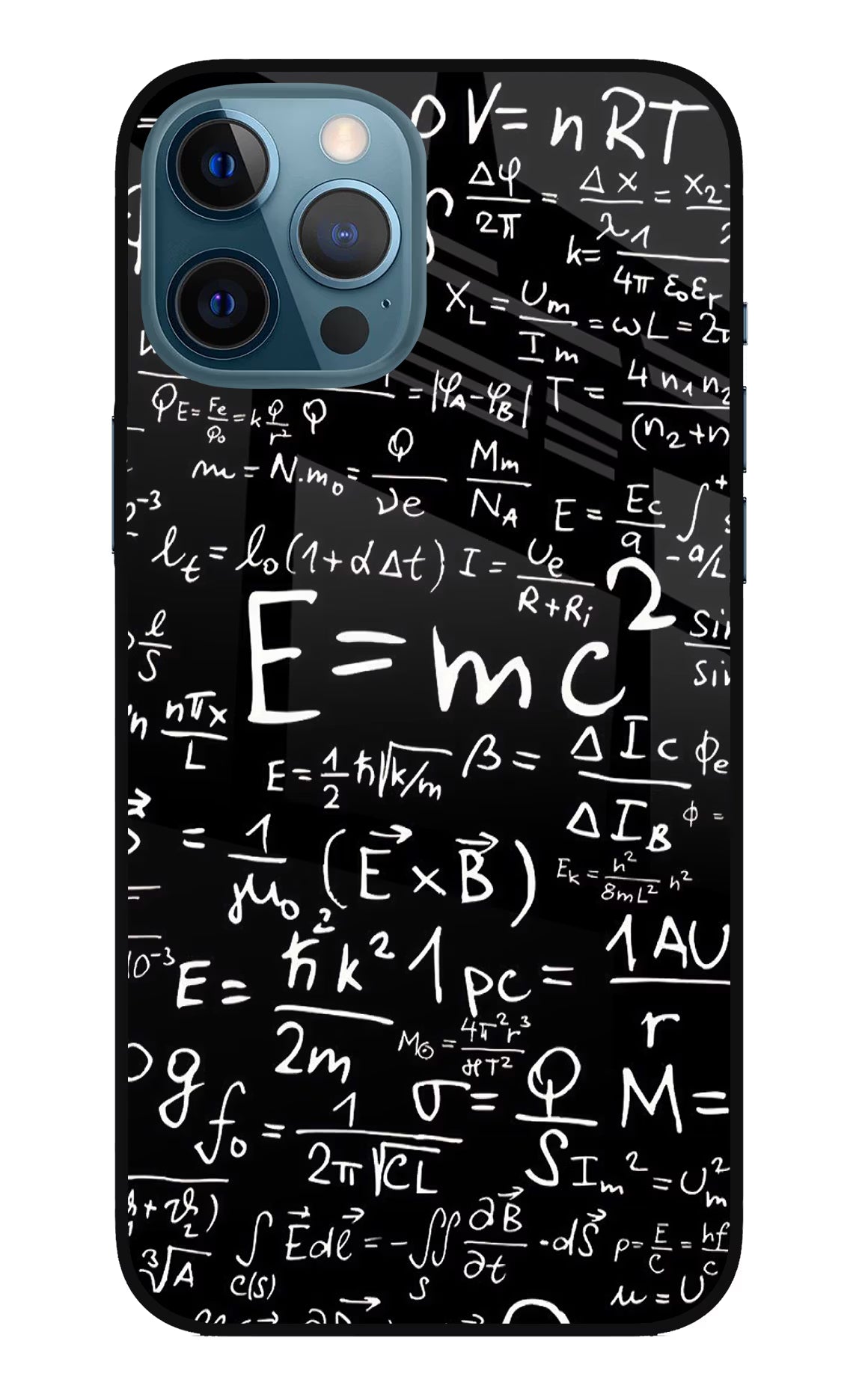Physics Formula iPhone 12 Pro Max Glass Case - Physics Formula iPhone 12 Pro Max Glass Case Physics Formula iPhone 12 Pro Max Glass Case