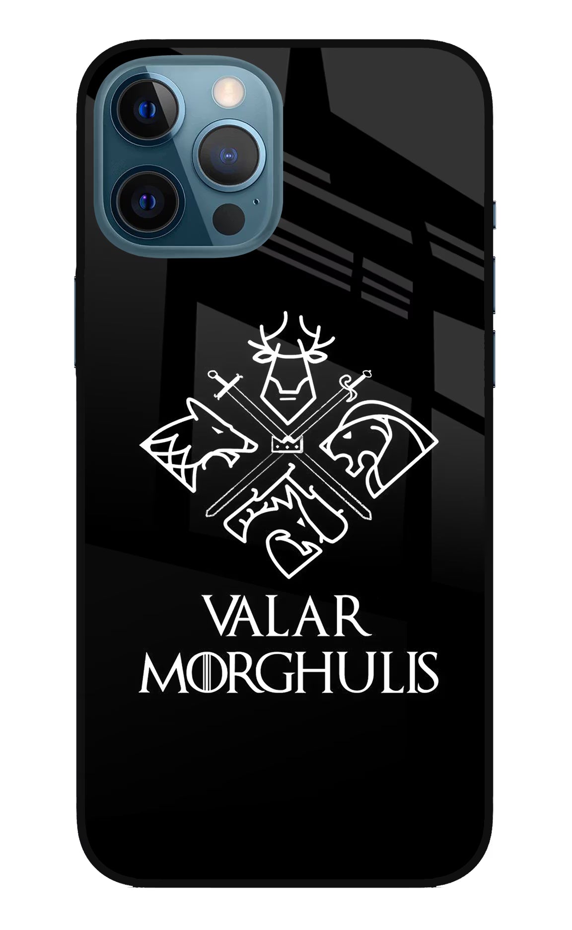 Valar Morghulis | Game Of Thrones iPhone 12 Pro Max Glass Case - Valar Morghulis | Game Of Thrones iPhone 12 Pro Max Glass Case Valar Morghulis | Game Of Thrones iPhone 12 Pro Max Glass Case