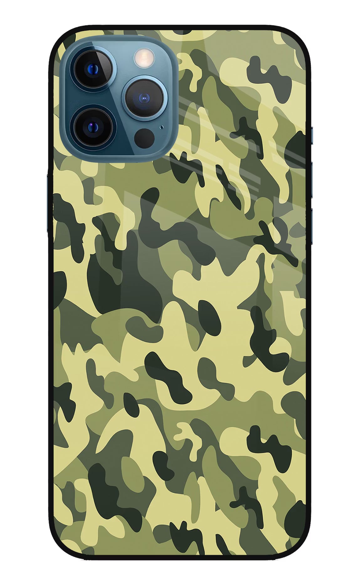 Camouflage iPhone 12 Pro Max Glass Case - Camouflage iPhone 12 Pro Max Glass Case Camouflage iPhone 12 Pro Max Glass Case