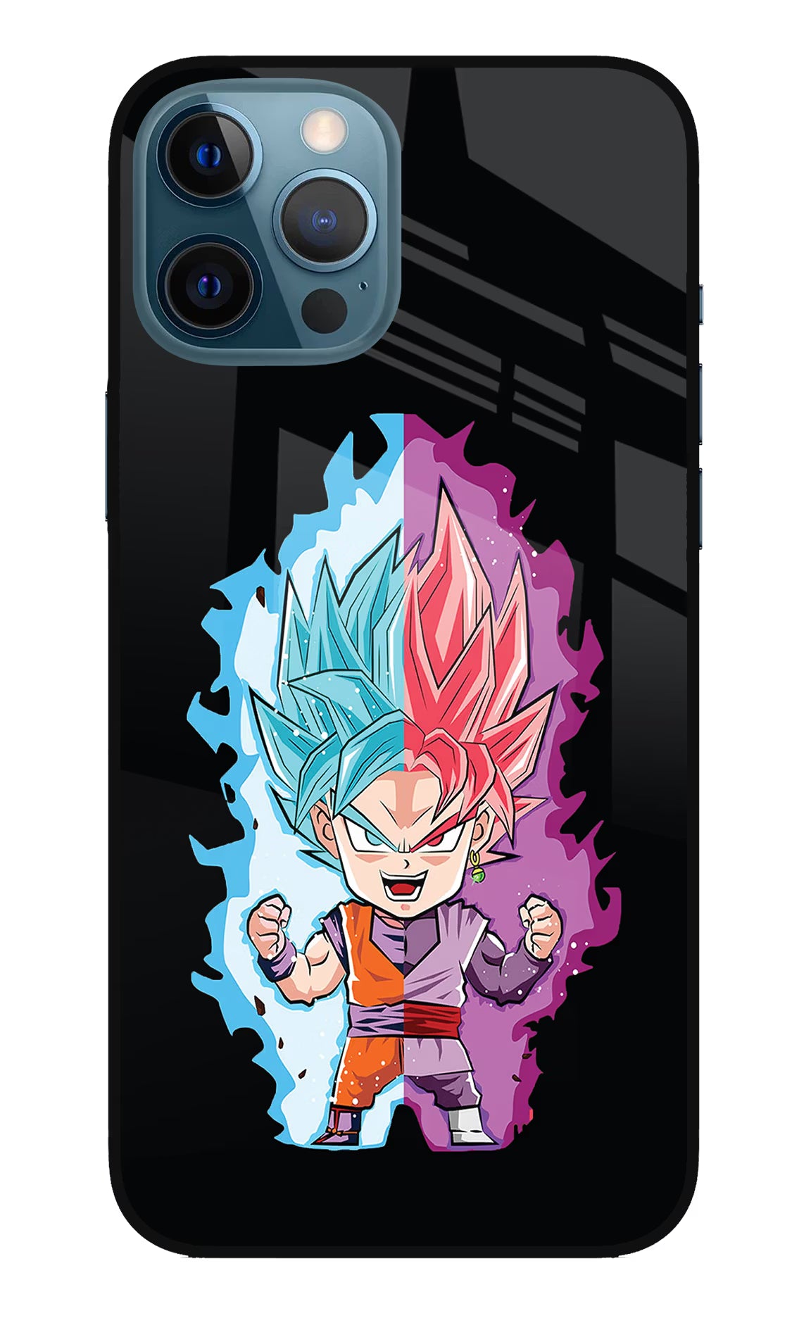 Chota Goku iPhone 12 Pro Max Glass Case - Chota Goku iPhone 12 Pro Max Glass Case Chota Goku iPhone 12 Pro Max Glass Case