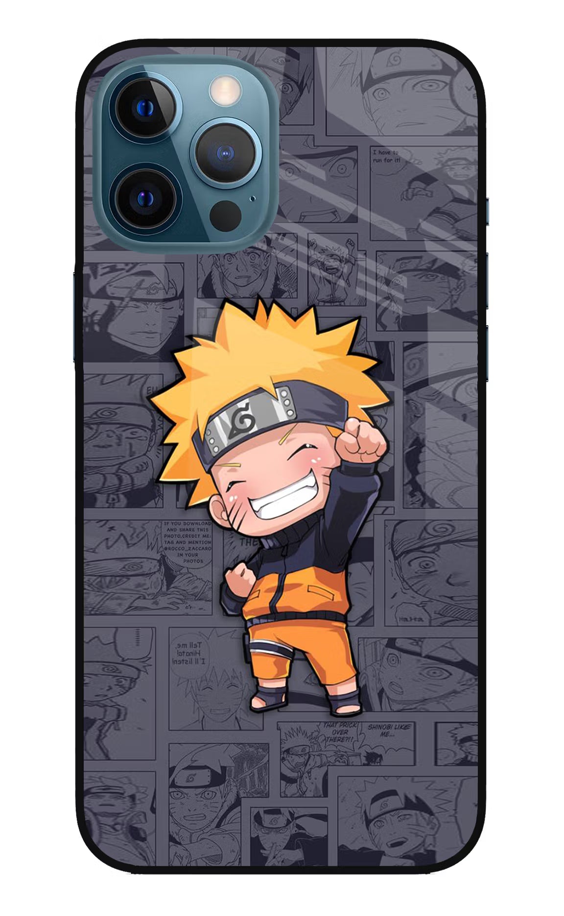 Chota Naruto iPhone 12 Pro Max Glass Case - Chota Naruto iPhone 12 Pro Max Glass Case Chota Naruto iPhone 12 Pro Max Glass Case