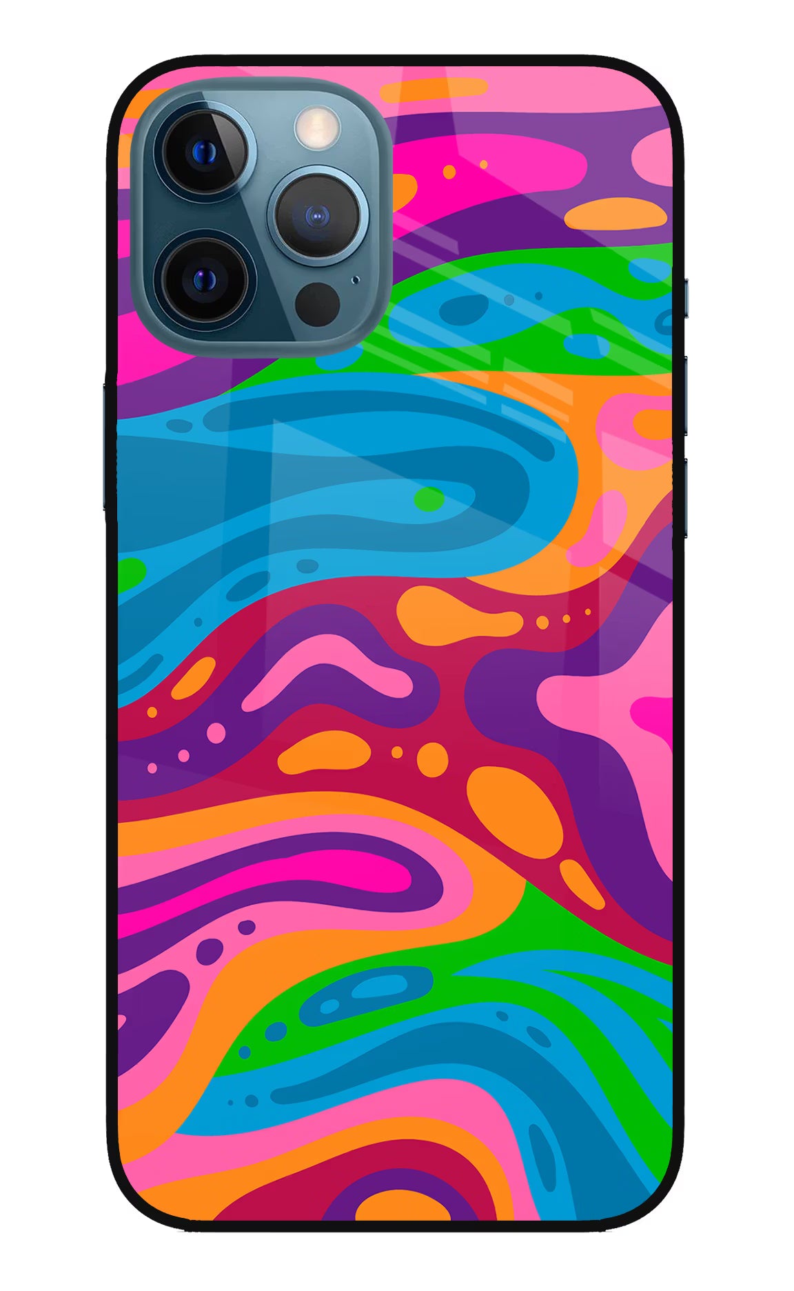 Trippy Pattern iPhone 12 Pro Max Glass Case - Trippy Pattern iPhone 12 Pro Max Glass Case Trippy Pattern iPhone 12 Pro Max Glass Case