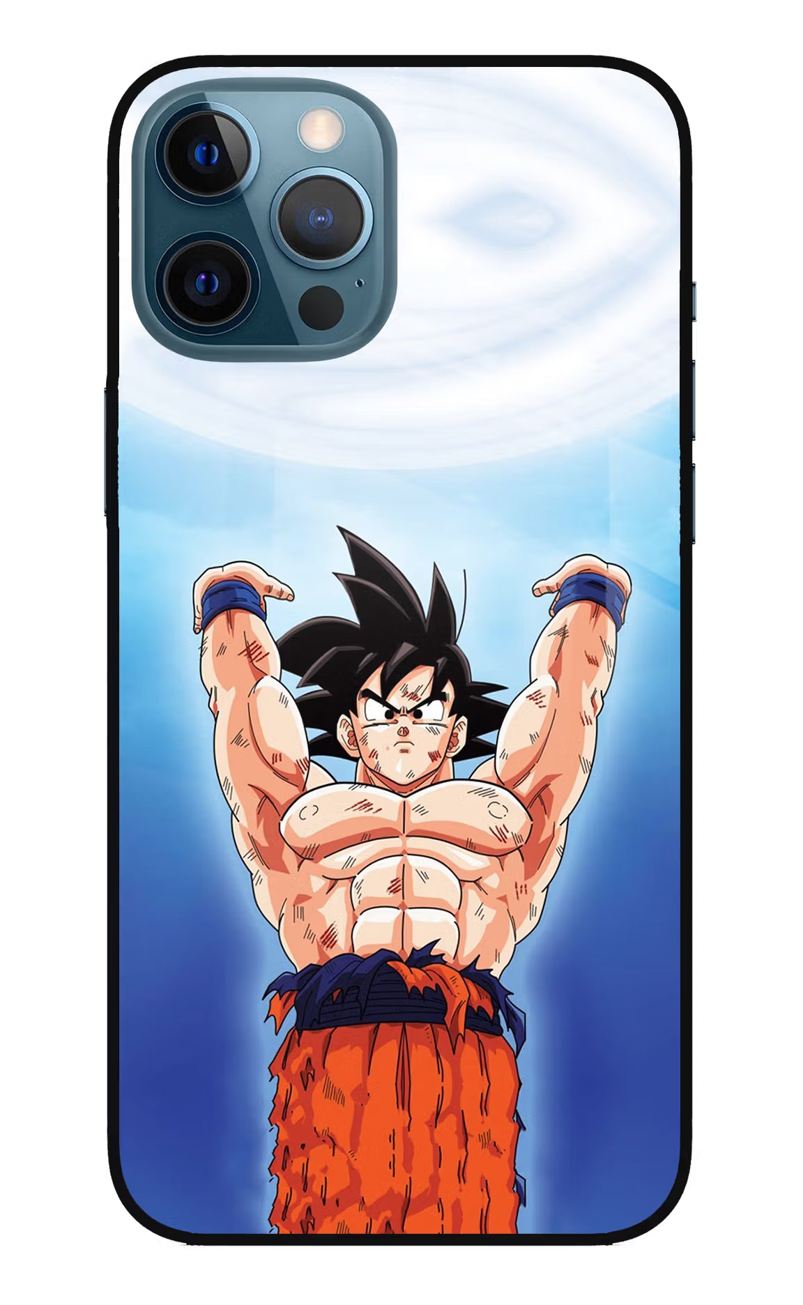 Goku Power iPhone 12 Pro Max Glass Case - Goku Power iPhone 12 Pro Max Glass Case Goku Power iPhone 12 Pro Max Glass Case