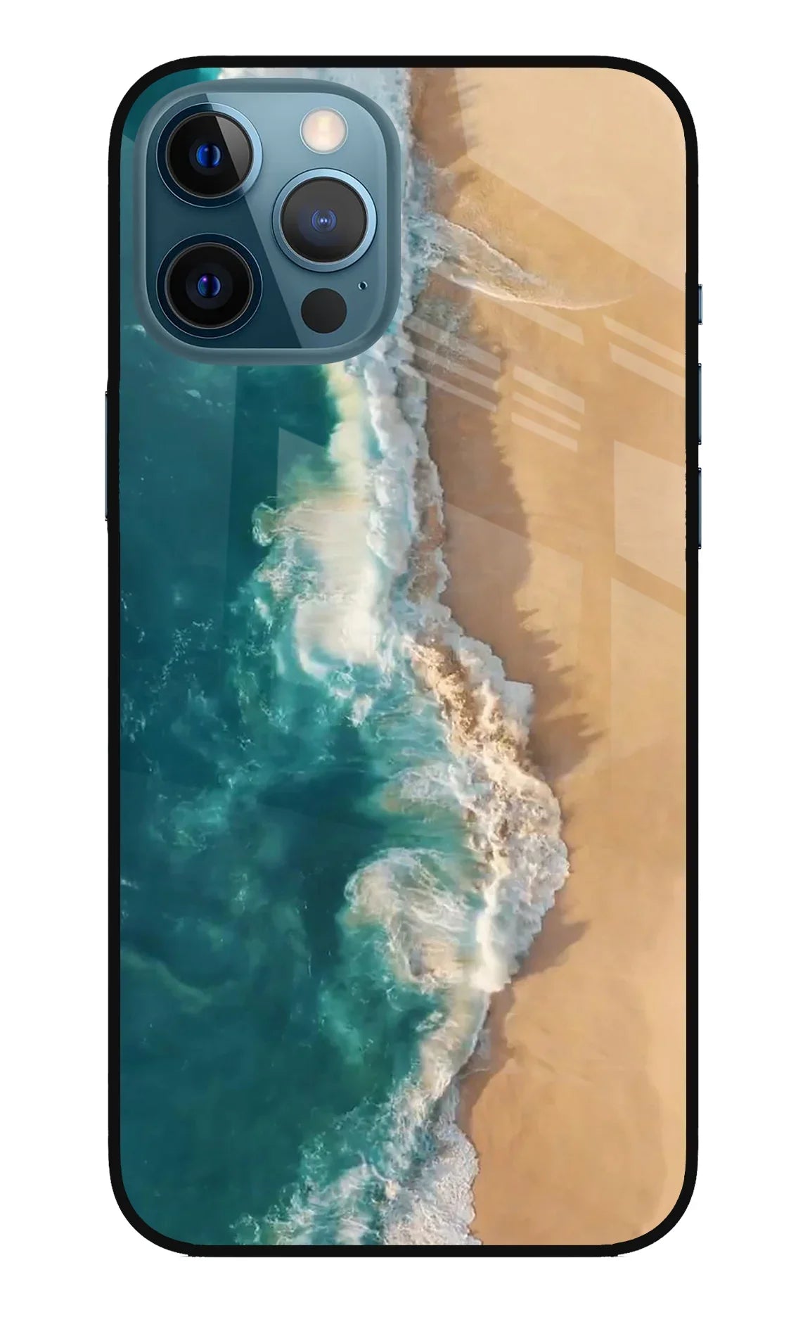Ocean Beach iPhone 12 Pro Max Glass Case - Ocean Beach iPhone 12 Pro Max Glass Case Ocean Beach iPhone 12 Pro Max Glass Case