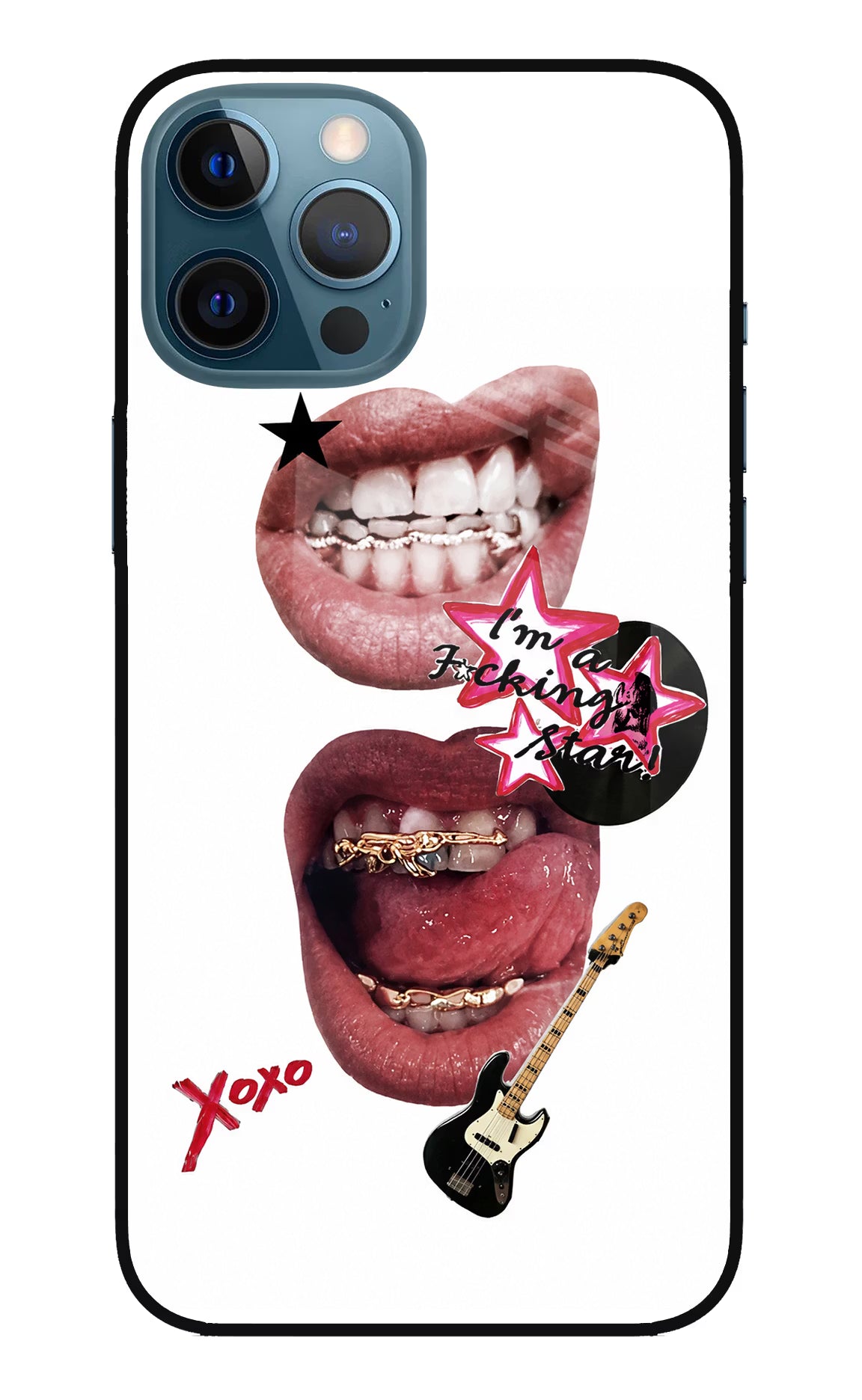 Rockstar iPhone 12 Pro Max Glass Case - Rockstar iPhone 12 Pro Max Glass Case Rockstar iPhone 12 Pro Max Glass Case