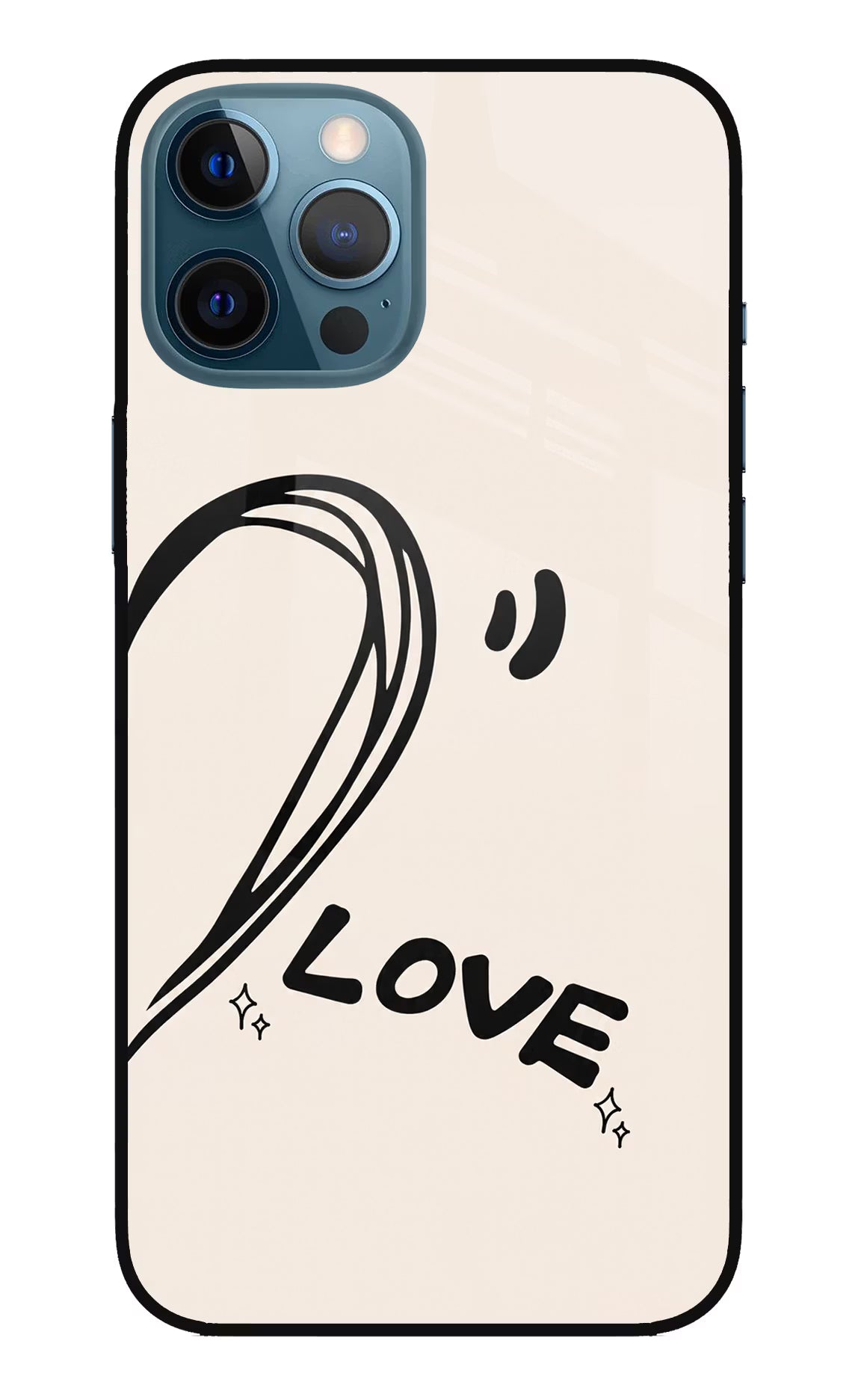 Soul Line iPhone 12 Pro Max Glass Case - Soul Line iPhone 12 Pro Max Glass Case Soul Line iPhone 12 Pro Max Glass Case