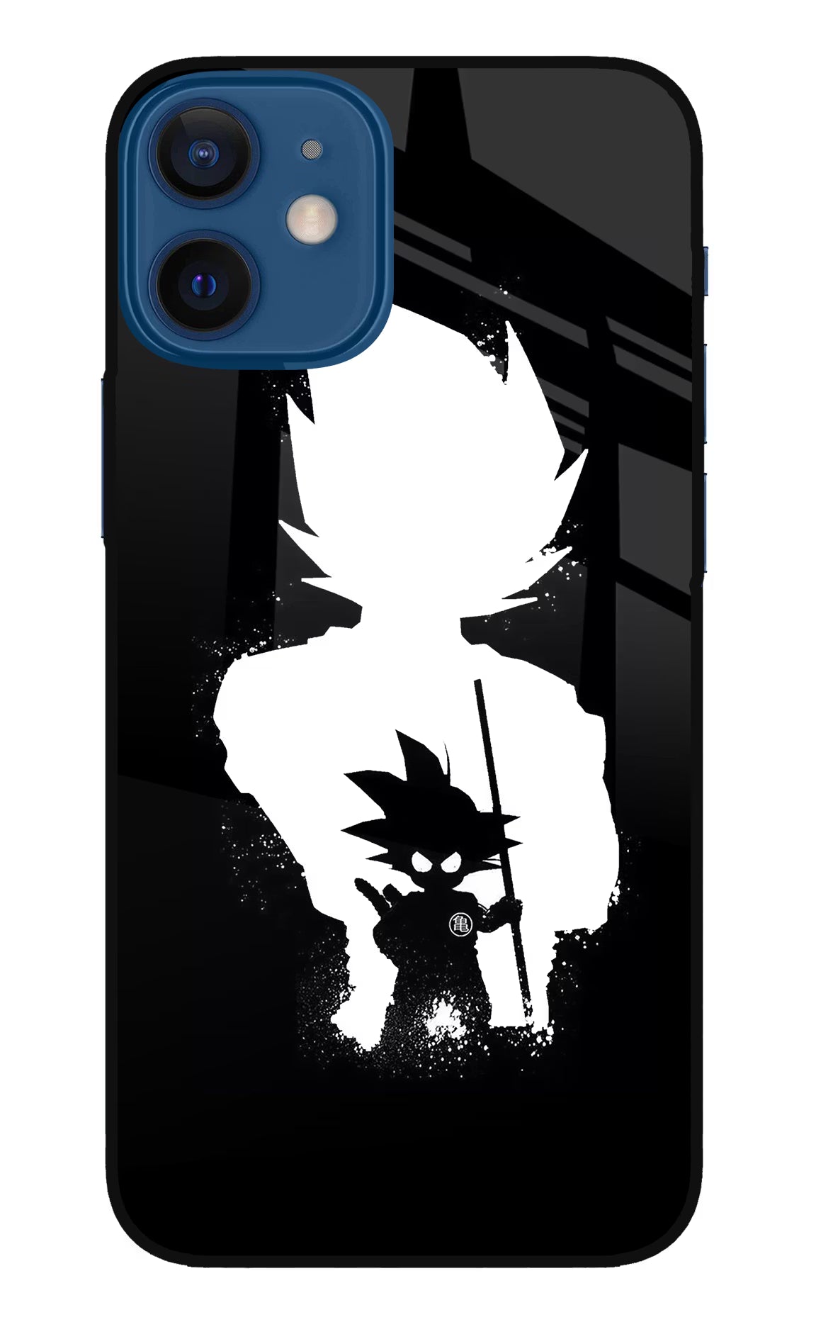 Goku Shadow iPhone 12 Mini Glass Case - Goku Shadow iPhone 12 Mini Glass Case Goku Shadow iPhone 12 Mini Glass Case