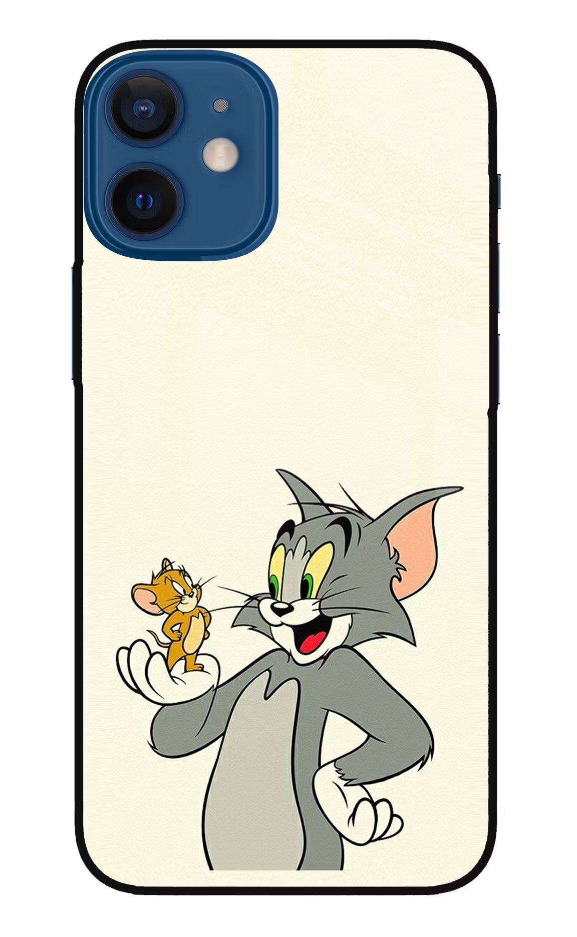 Tom & Jerry iPhone 12 Mini Glass Case - Tom & Jerry iPhone 12 Mini Glass Case Tom & Jerry iPhone 12 Mini Glass Case