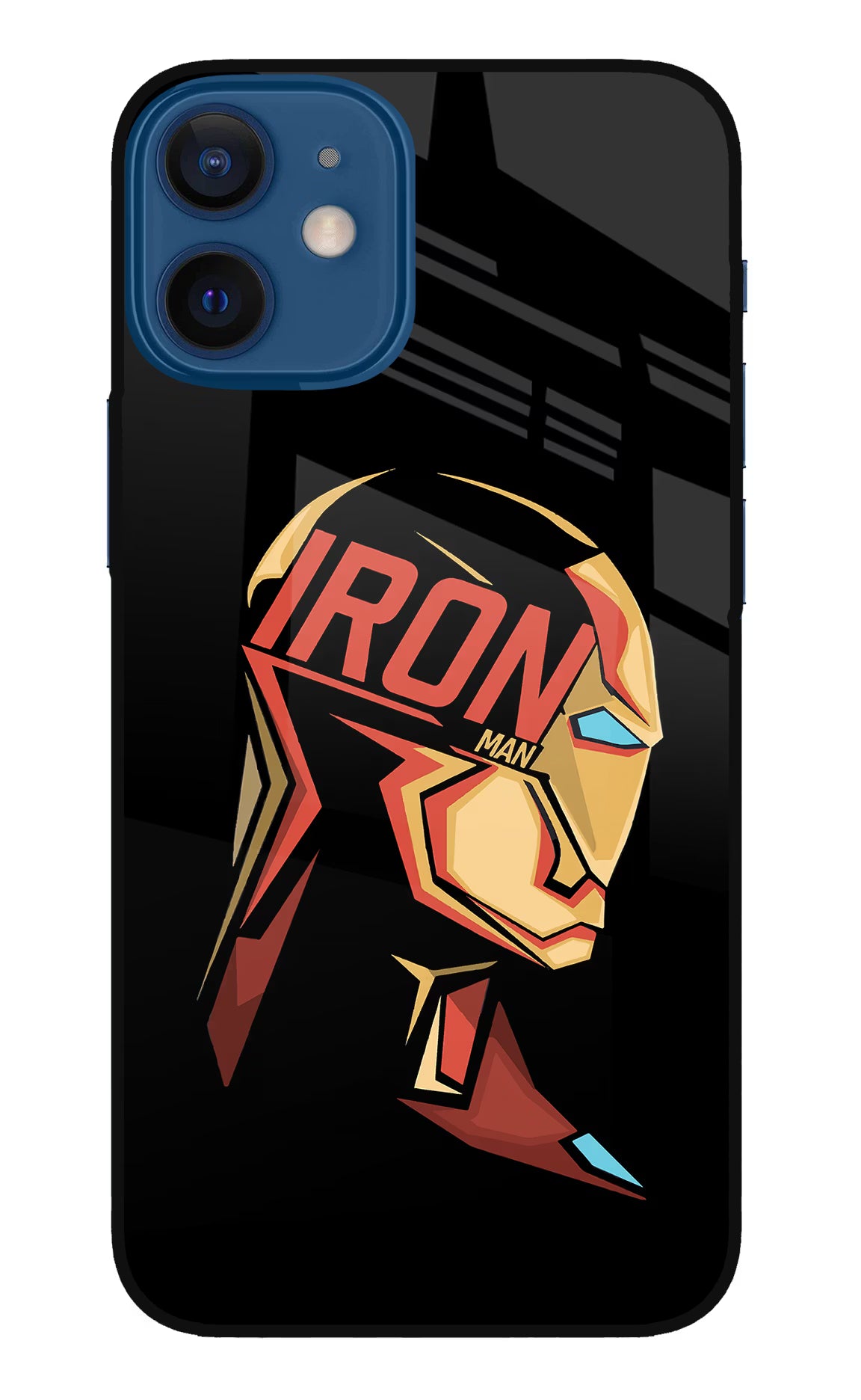 IronMan iPhone 12 Mini Glass Case - IronMan iPhone 12 Mini Glass Case IronMan iPhone 12 Mini Glass Case