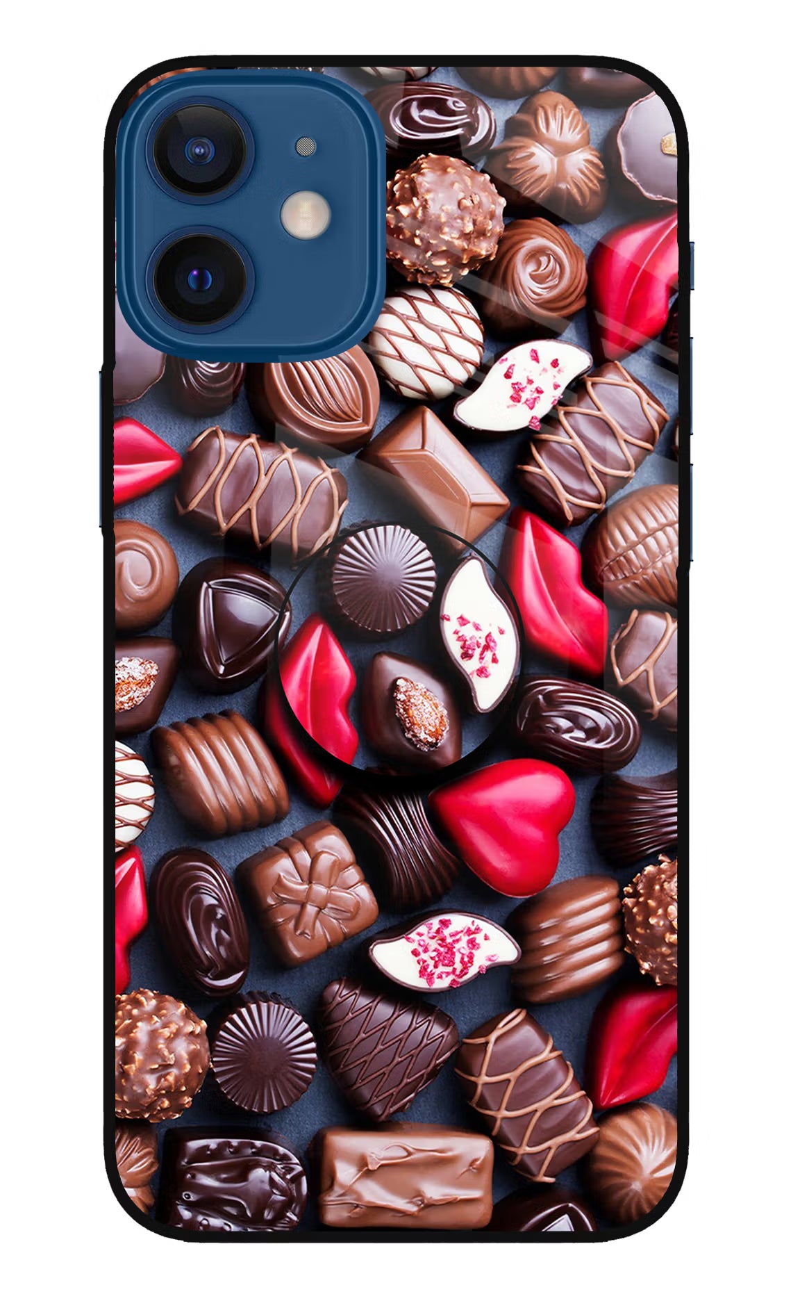 Chocolates iPhone 12 Mini Glass Case - Chocolates iPhone 12 Mini Glass Case Chocolates iPhone 12 Mini Glass Case