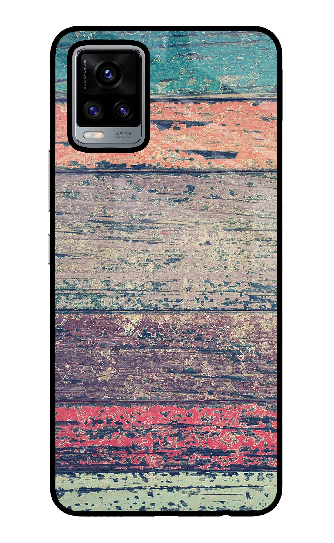 Colourful Wall Vivo V20 Glass Case - Colourful Wall Vivo V20 Glass Case Colourful Wall Vivo V20 Glass Case