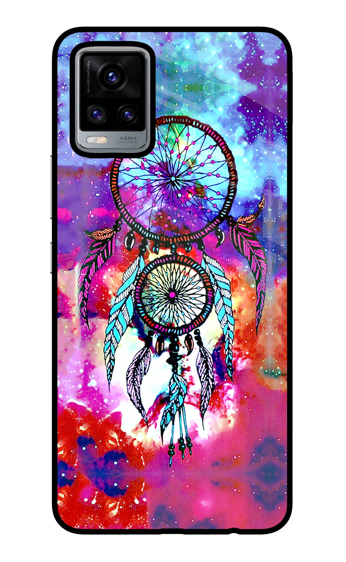 Dream Catcher Abstract Vivo V20 Glass Case - Dream Catcher Abstract Vivo V20 Glass Case Dream Catcher Abstract Vivo V20 Glass Case