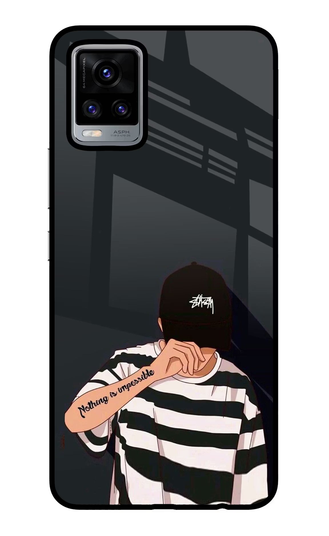 Aesthetic Boy Vivo V20 Glass Case - Aesthetic Boy Vivo V20 Glass Case Aesthetic Boy Vivo V20 Glass Case