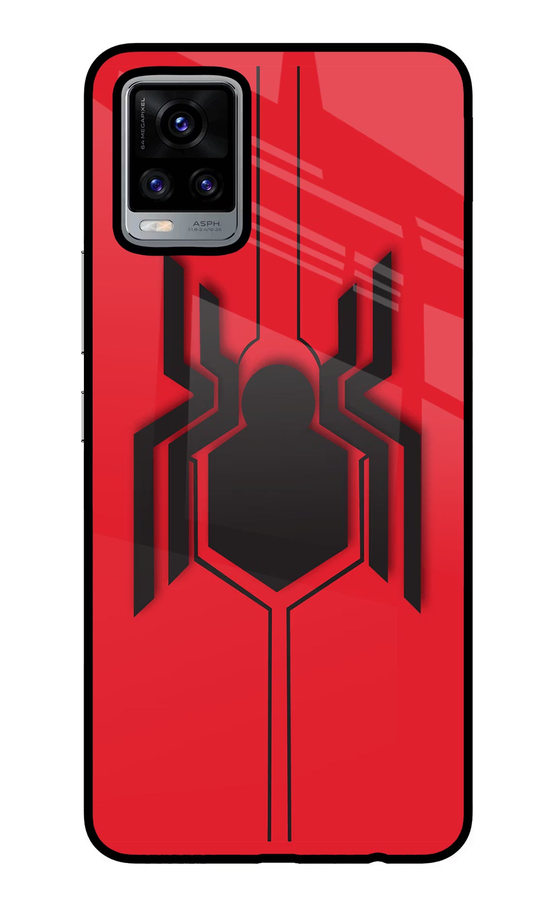 Spider Vivo V20 Glass Case - Spider Vivo V20 Glass Case Spider Vivo V20 Glass Case