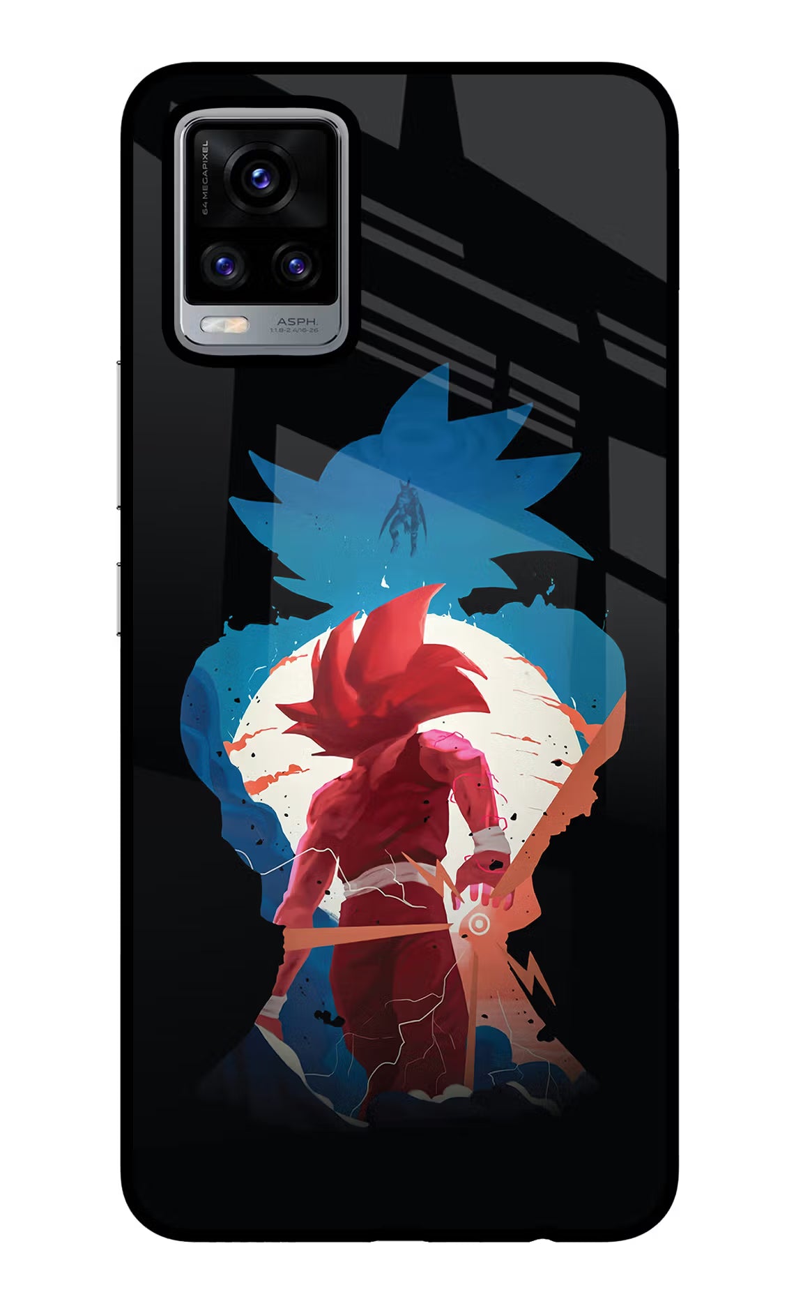 Goku Vivo V20 Glass Case - Goku Vivo V20 Glass Case Goku Vivo V20 Glass Case