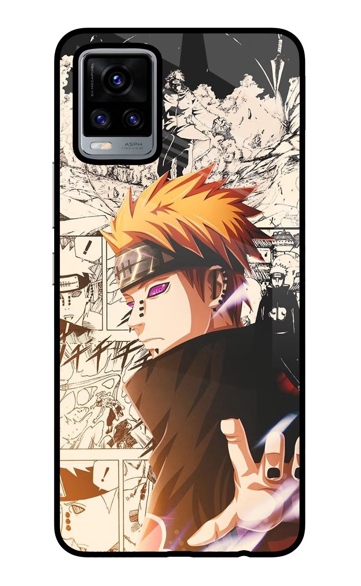 Pain Anime Vivo V20 Glass Case - Pain Anime Vivo V20 Glass Case Pain Anime Vivo V20 Glass Case