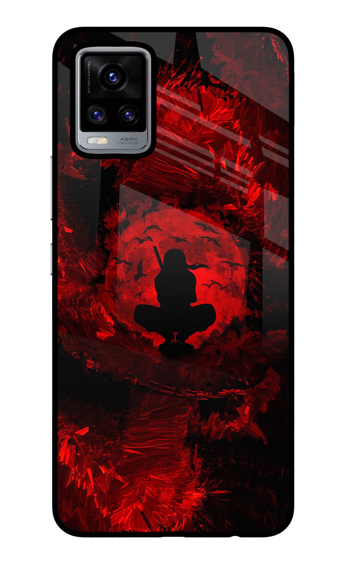 Itachi Uchiha Vivo V20 Glass Case - Itachi Uchiha Vivo V20 Glass Case Itachi Uchiha Vivo V20 Glass Case