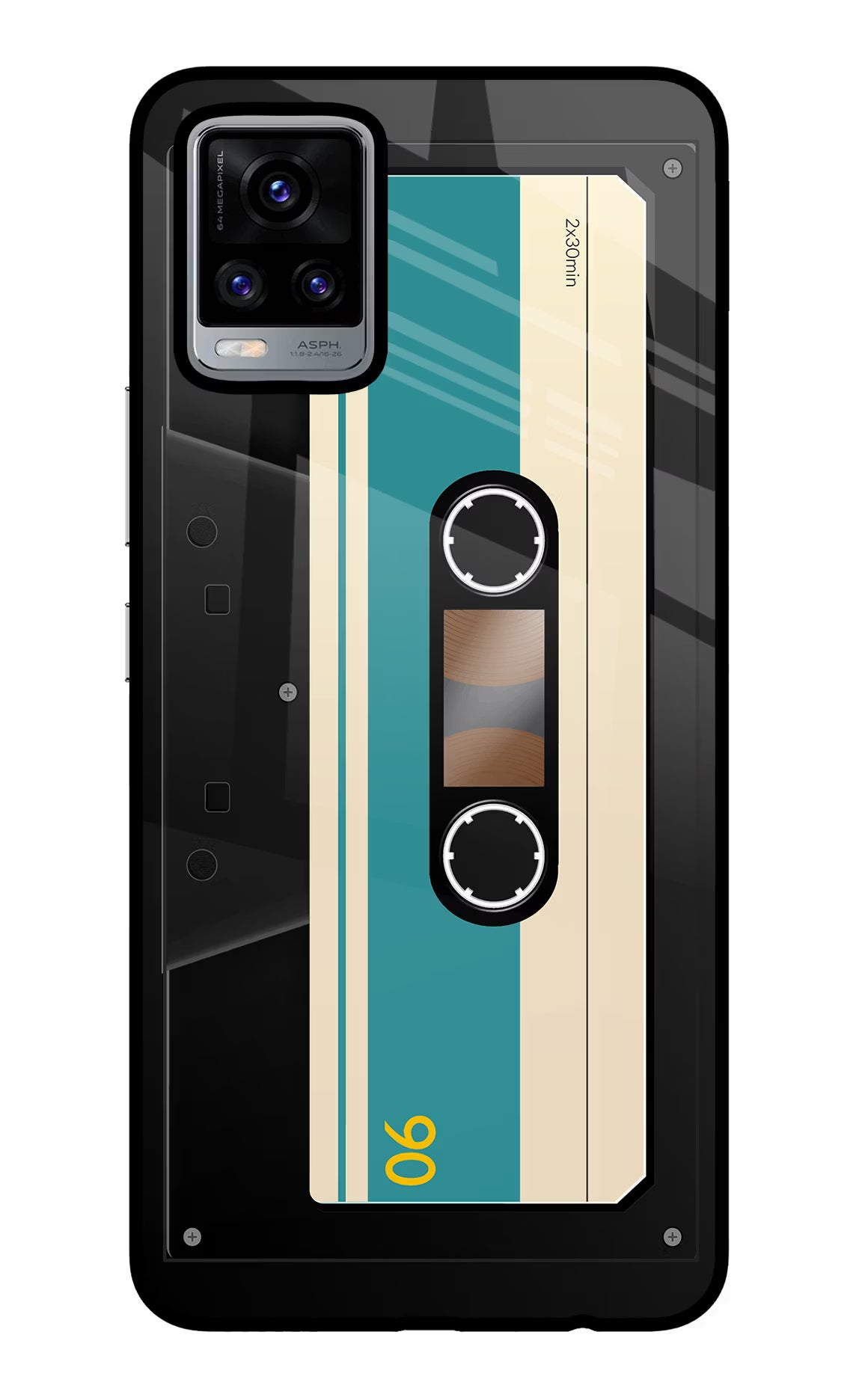 Cassette Vivo V20 Glass Case - Cassette Vivo V20 Glass Case Cassette Vivo V20 Glass Case