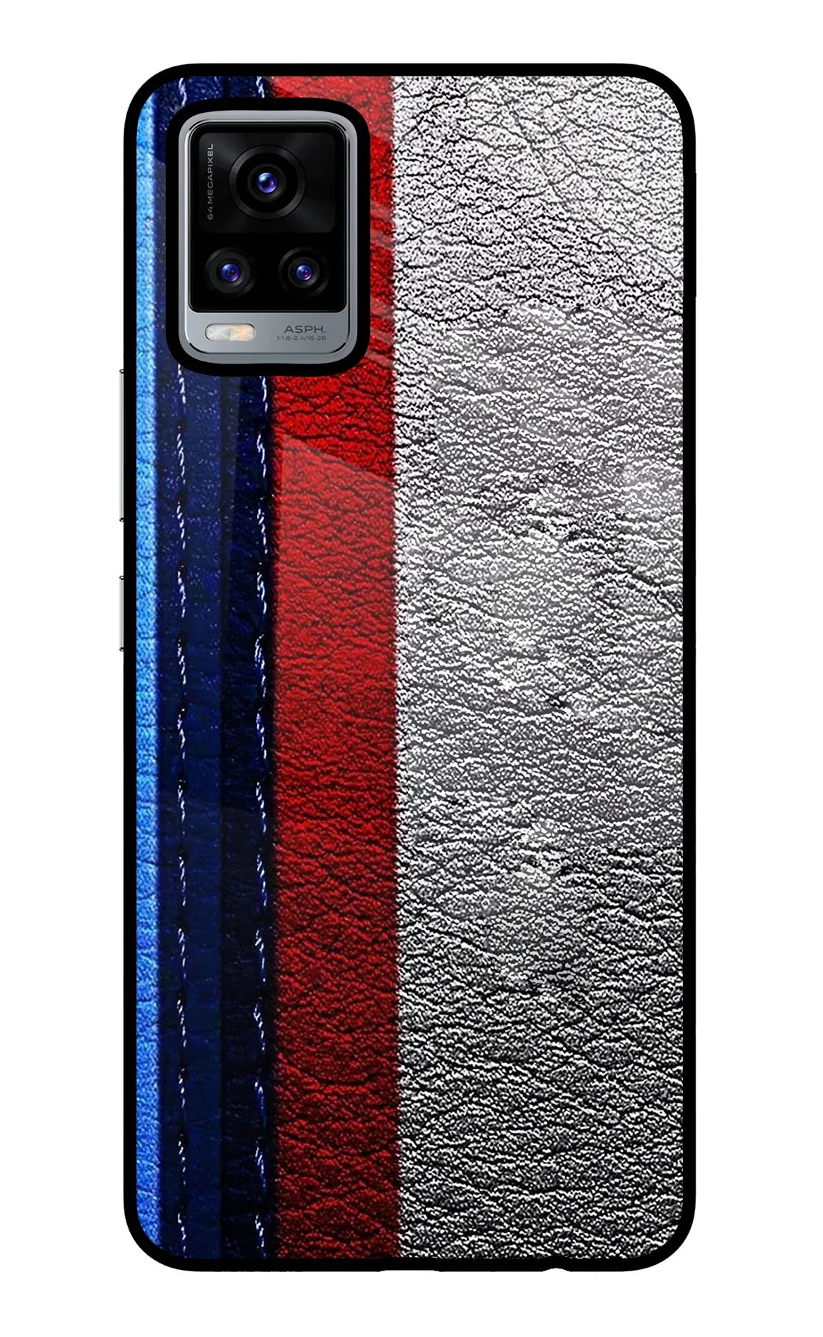 BMW Stripes Vivo V20 Glass Case - BMW Stripes Vivo V20 Glass Case BMW Stripes Vivo V20 Glass Case