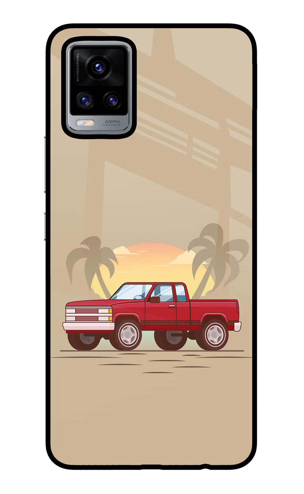 Desert Classic Drive Vivo V20 Glass Case - Desert Classic Drive Vivo V20 Glass Case Desert Classic Drive Vivo V20 Glass Case