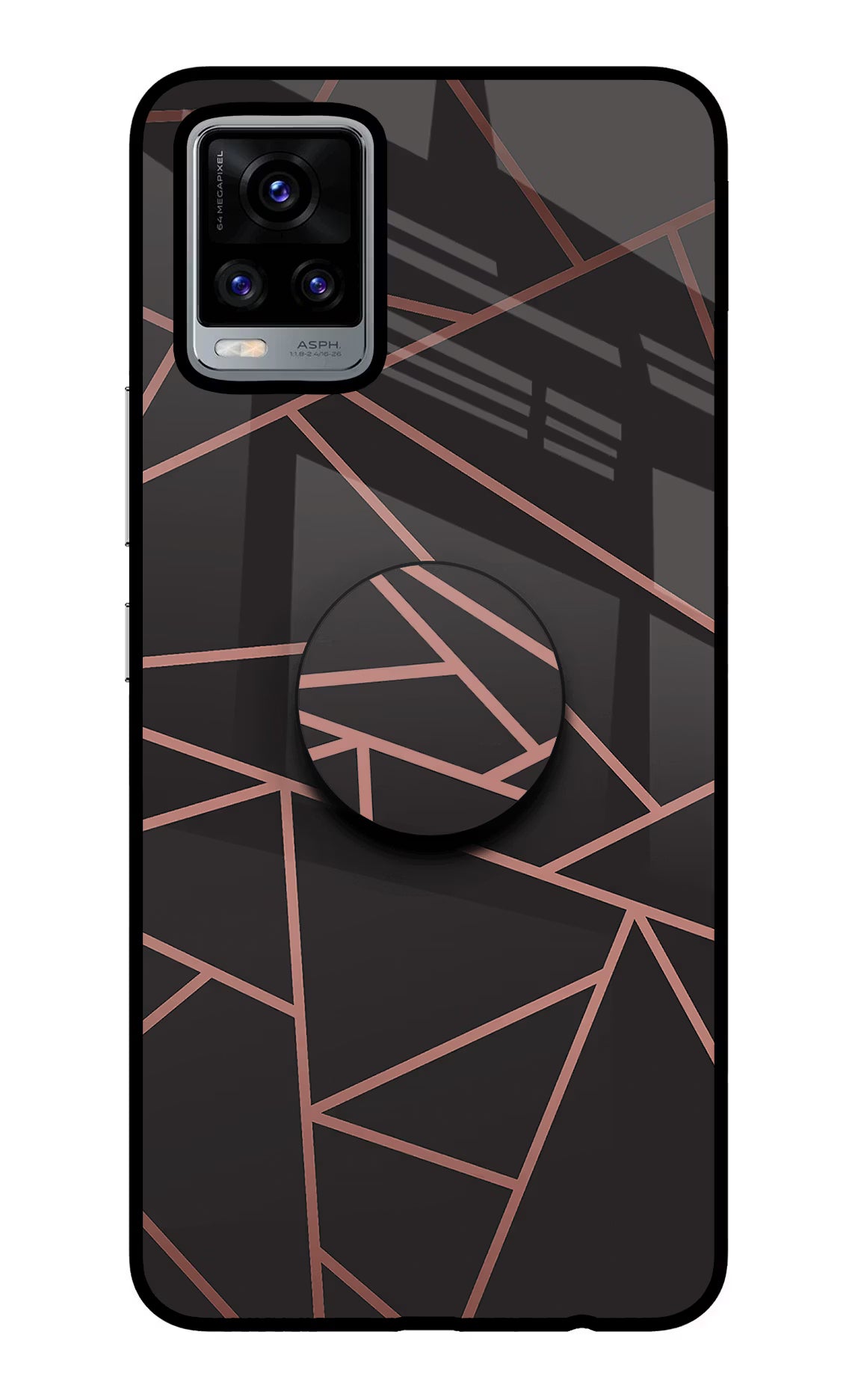 Geometric Pattern Vivo V20 Glass Case - Geometric Pattern Vivo V20 Glass Case Geometric Pattern Vivo V20 Glass Case