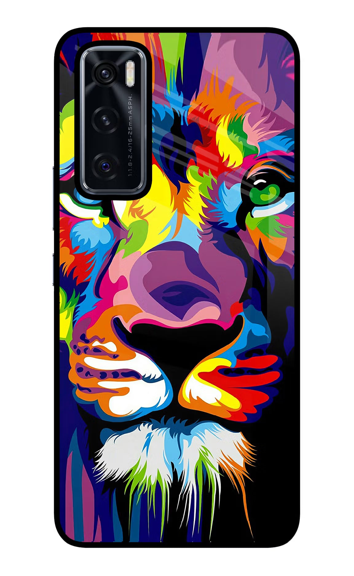 Lion Vivo V20 SE Back Cover - Lion Vivo V20 SE Glass Case Back Cover by Casekaro Lion Vivo V20 SE Glass Case Back Cover by Casekaro