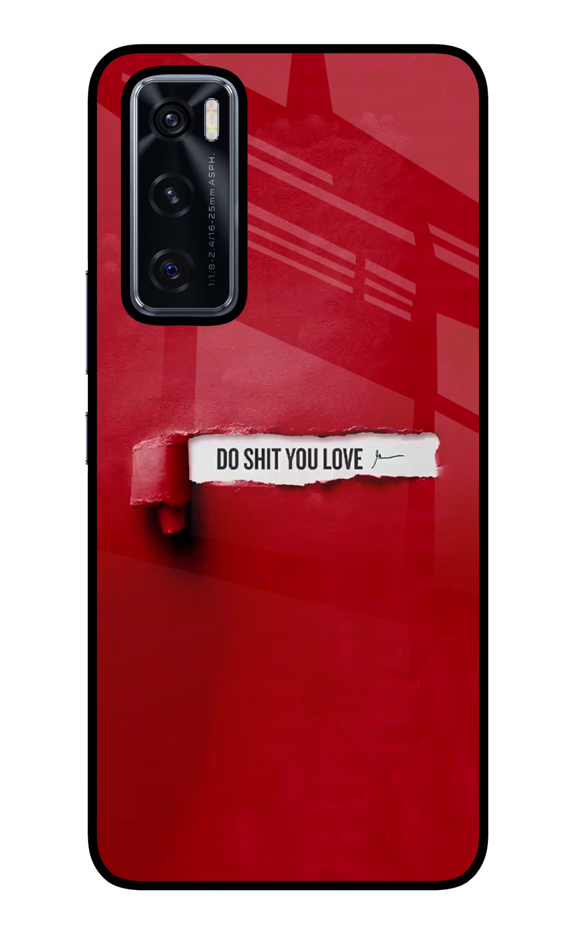 Do Shit You Love Vivo V20 SE Back Cover - Do Shit You Love Vivo V20 SE Glass Case Back Cover by Casekaro Do Shit You Love Vivo V20 SE Glass Case Back Cover by Casekaro