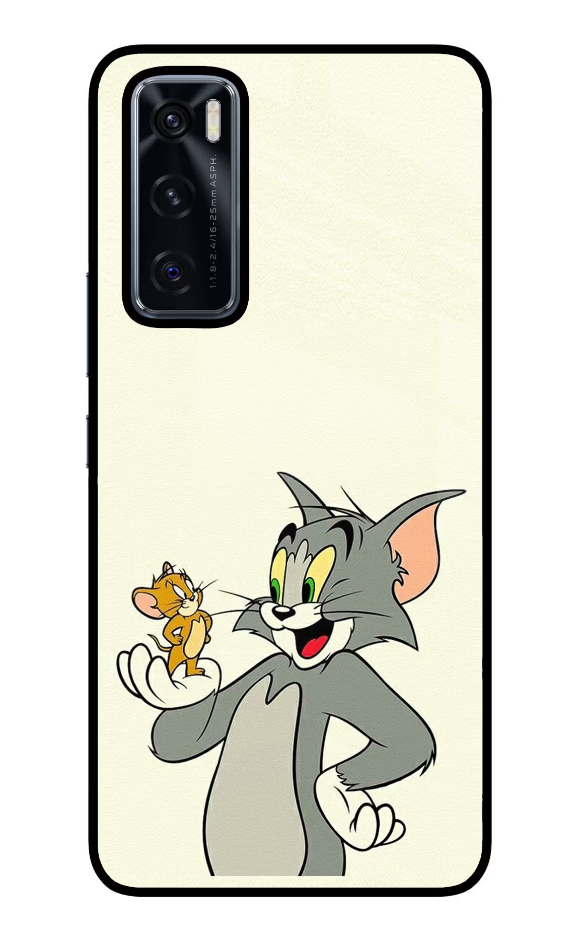 Tom & Jerry Vivo V20 SE Back Cover - Tom & Jerry Vivo V20 SE Glass Case Back Cover by Casekaro Tom & Jerry Vivo V20 SE Glass Case Back Cover by Casekaro
