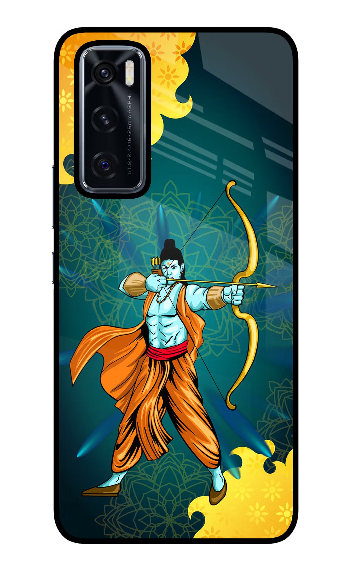 Lord Ram - 6 Vivo V20 SE Glass Case - Lord Ram - 6 Vivo V20 SE Glass Case Lord Ram - 6 Vivo V20 SE Glass Case