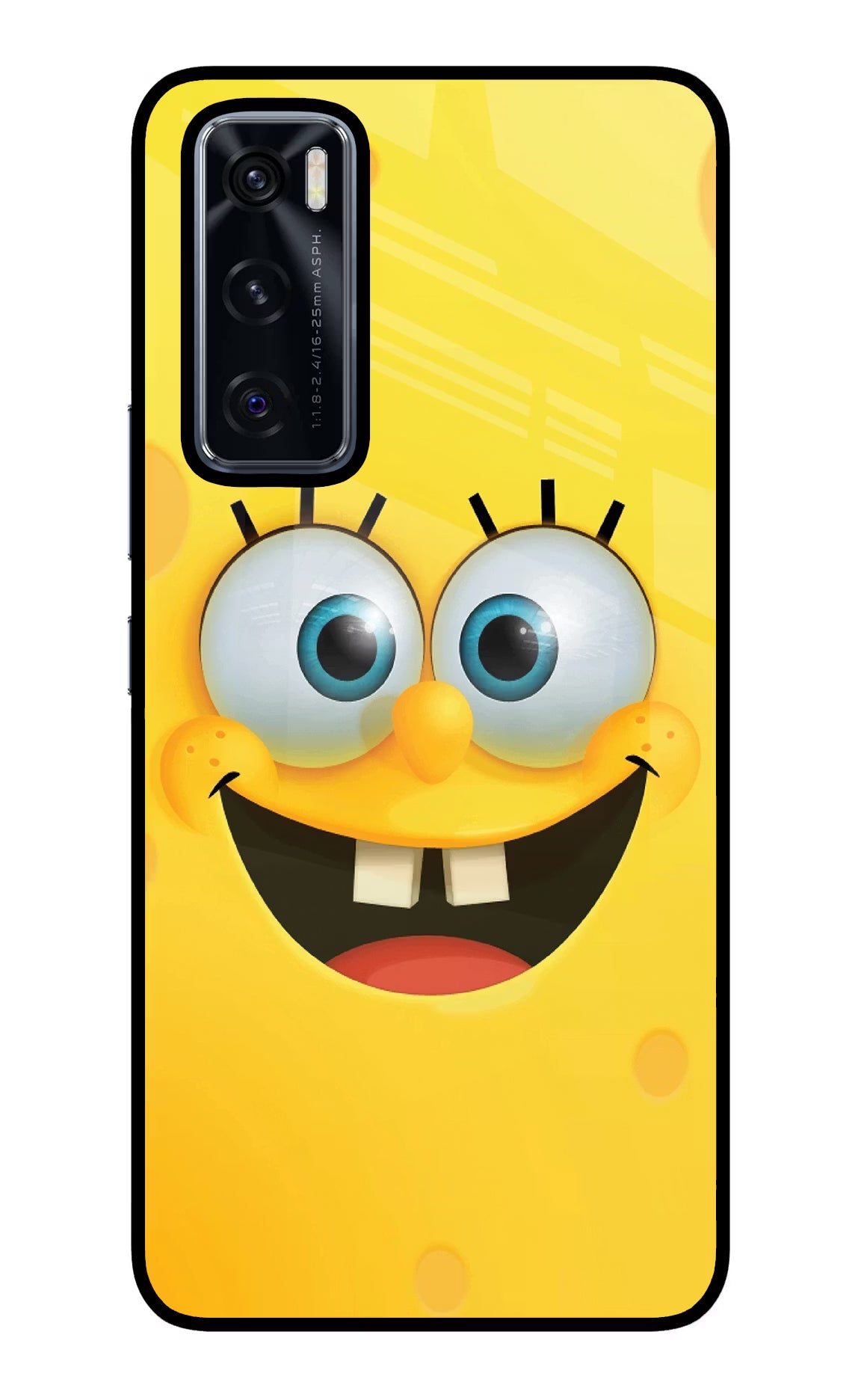 Sponge 1 Vivo V20 SE Back Cover - Sponge 1 Vivo V20 SE Glass Case Back Cover by Casekaro Sponge 1 Vivo V20 SE Glass Case Back Cover by Casekaro