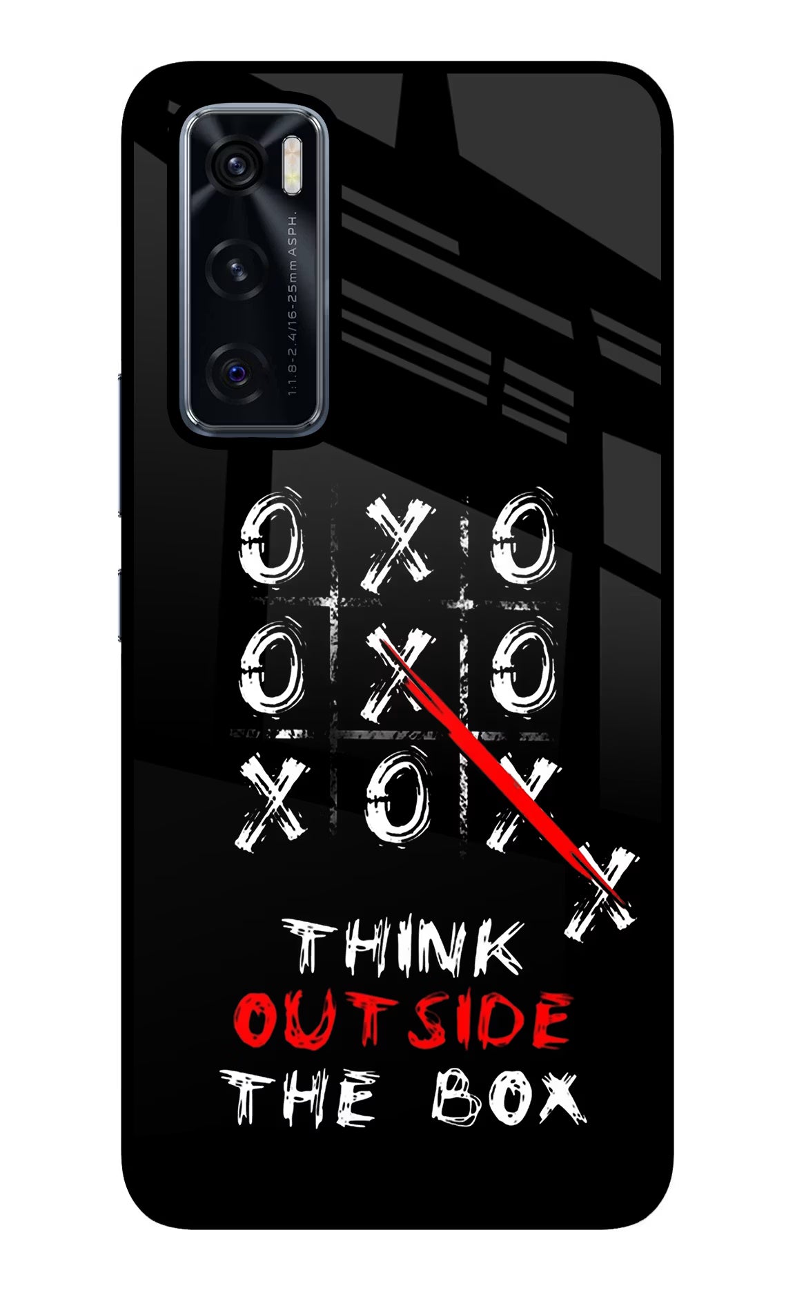 Think out of the BOX Vivo V20 SE Back Cover - Think out of the BOX Vivo V20 SE Glass Case Back Cover by Casekaro Think out of the BOX Vivo V20 SE Glass Case Back Cover by Casekaro