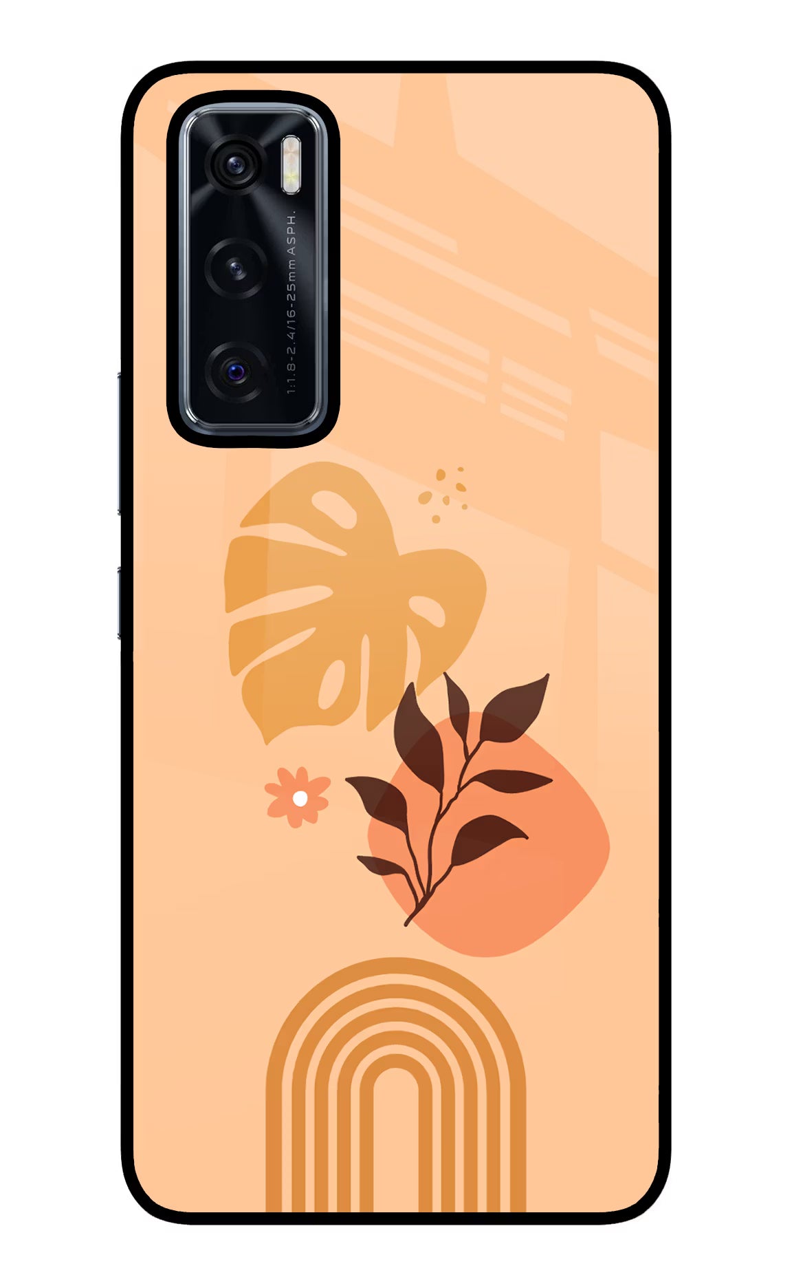 Bohemian Art Vivo V20 SE Back Cover - Bohemian Art Vivo V20 SE Glass Case Back Cover by Casekaro Bohemian Art Vivo V20 SE Glass Case Back Cover by Casekaro