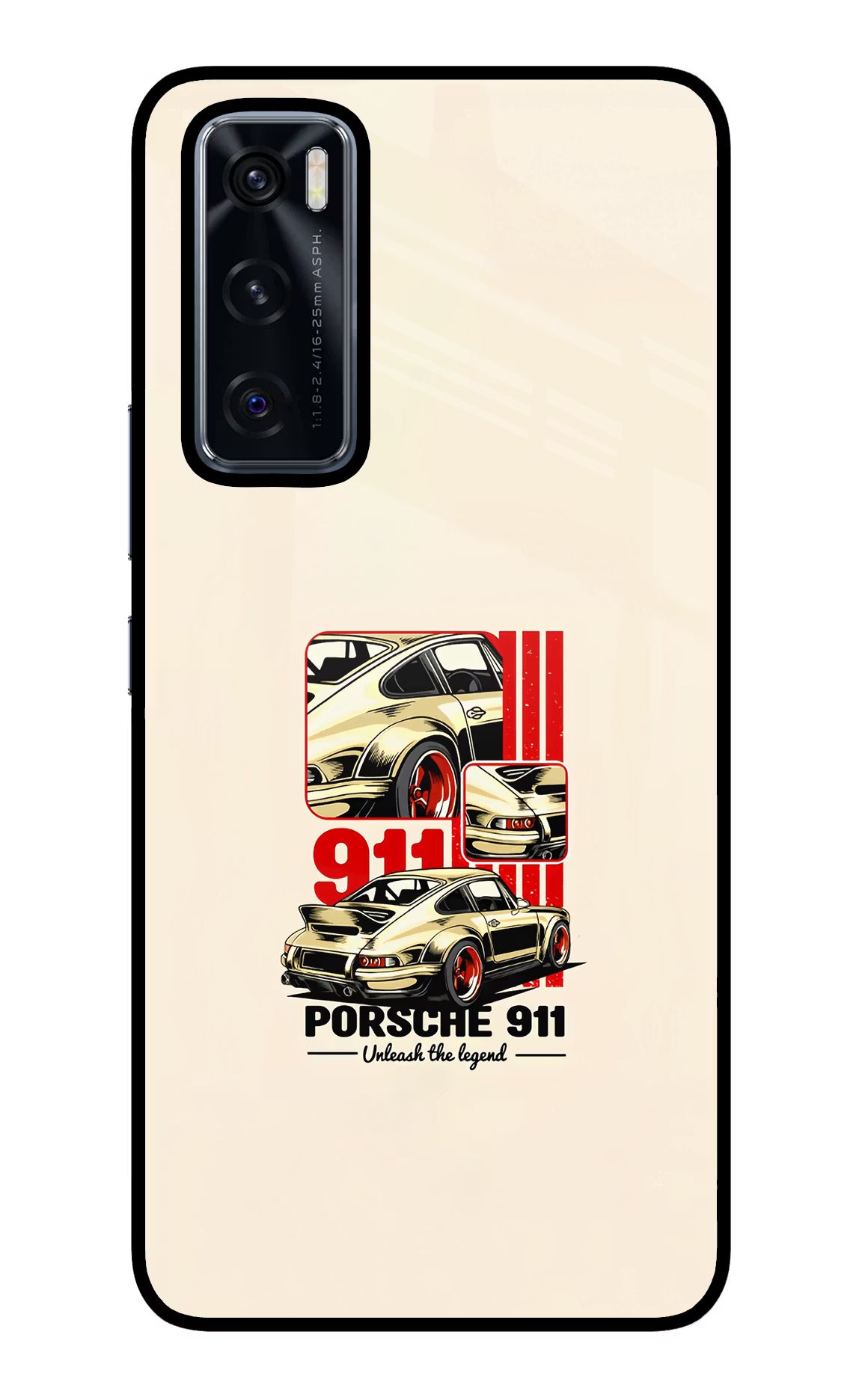 Classic Porsche 911 Vivo V20 SE Glass Case - Classic Porsche 911 Vivo V20 SE Glass Case Classic Porsche 911 Vivo V20 SE Glass Case
