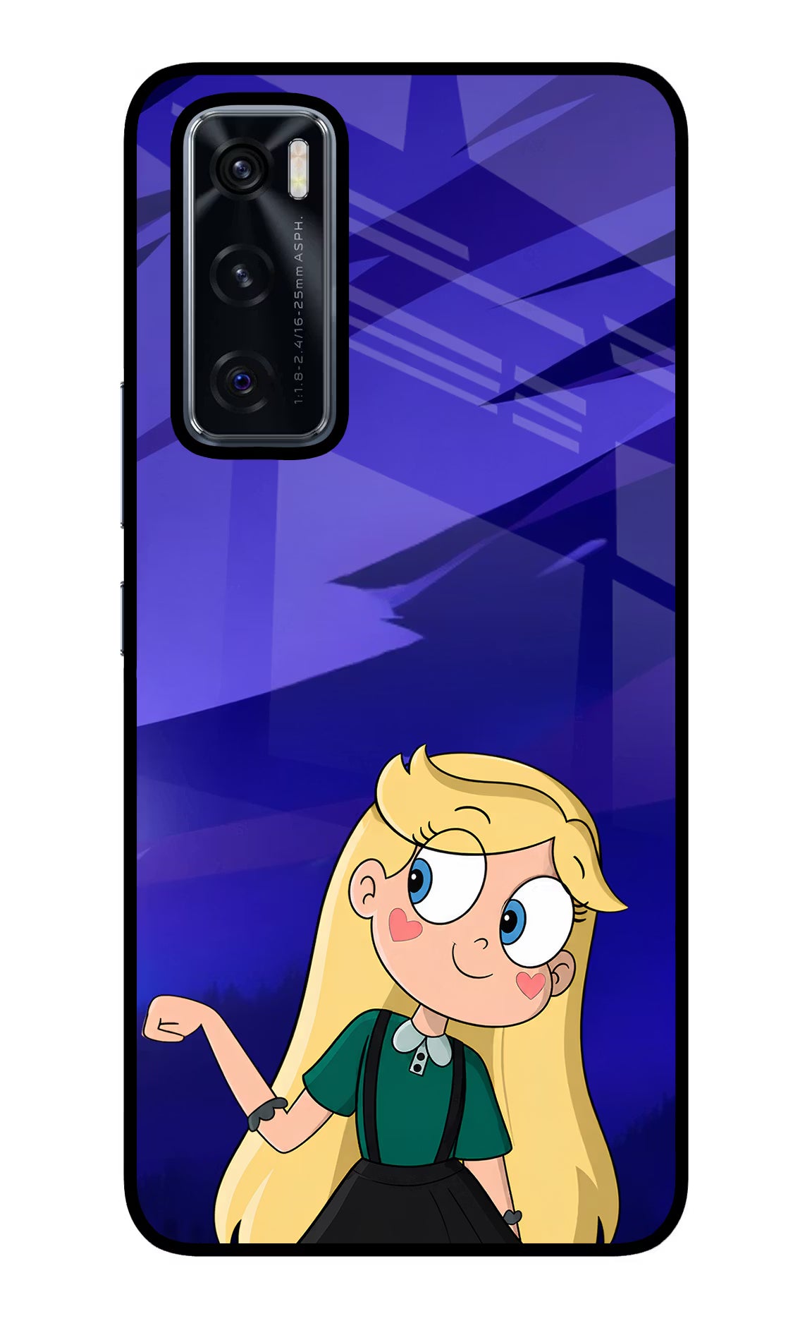 Star Glow Vivo V20 SE Glass Case - Star Glow Vivo V20 SE Glass Case Star Glow Vivo V20 SE Glass Case