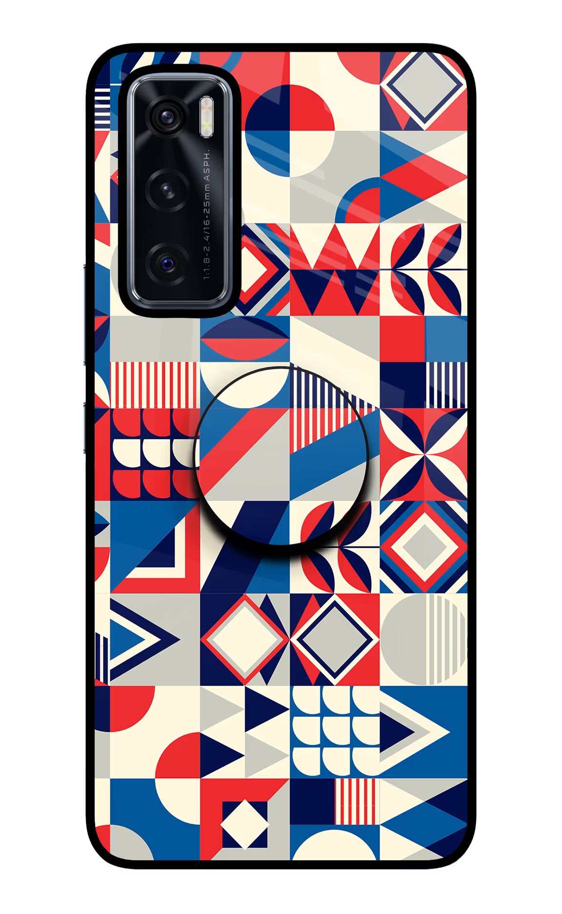Colorful Pattern Vivo V20 SE Glass Case - Colorful Pattern Vivo V20 SE Glass Case Colorful Pattern Vivo V20 SE Glass Case