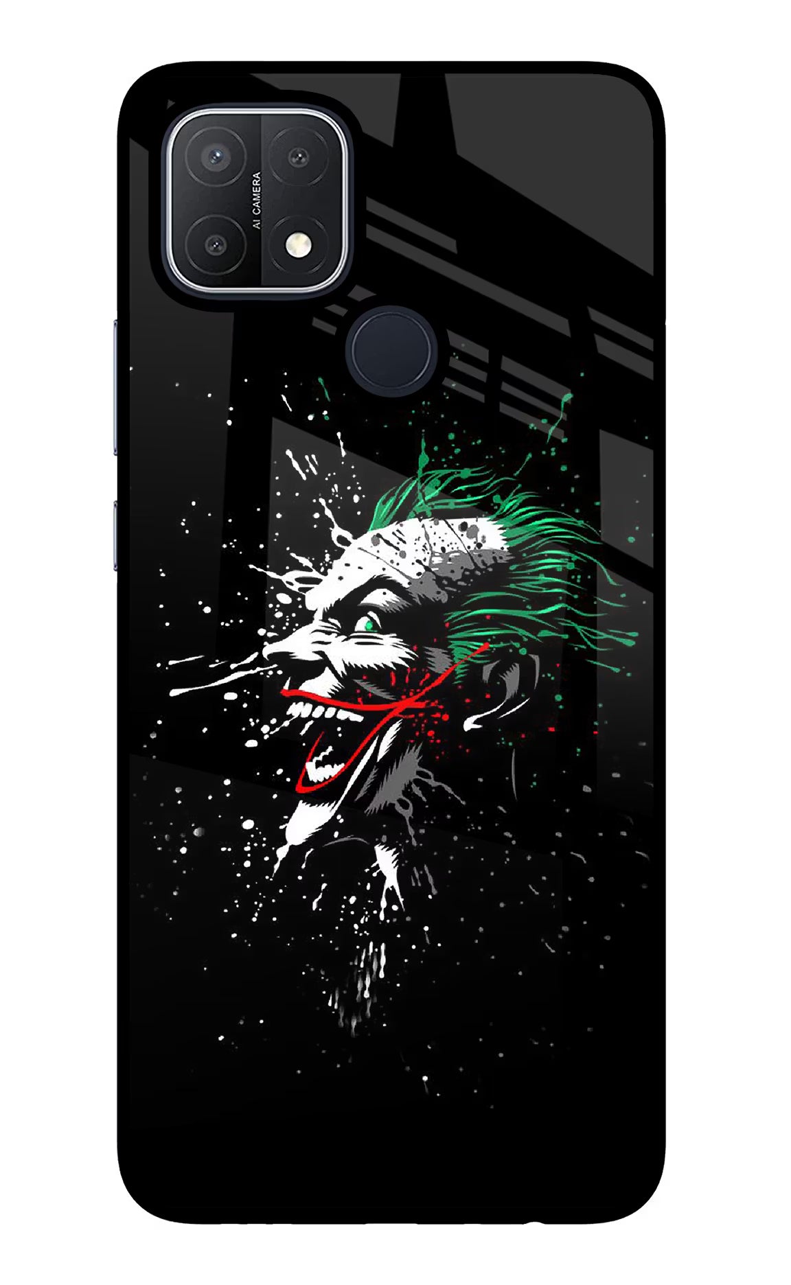 Joker Oppo A15/A15s Glass Case - Joker Oppo A15/A15s Glass Case Joker Oppo A15/A15s Glass Case
