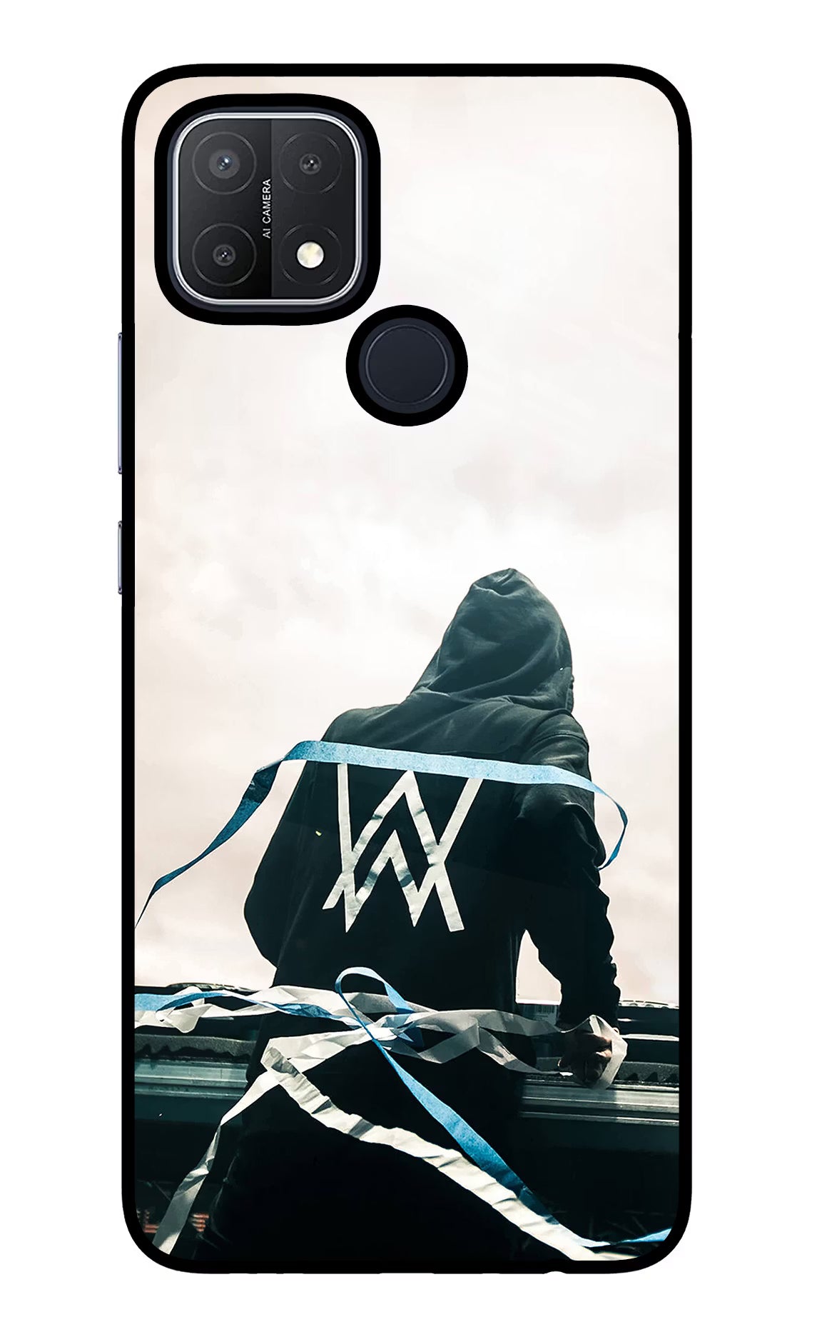 Alan Walker Oppo A15/A15s Glass Case - Alan Walker Oppo A15/A15s Glass Case Alan Walker Oppo A15/A15s Glass Case