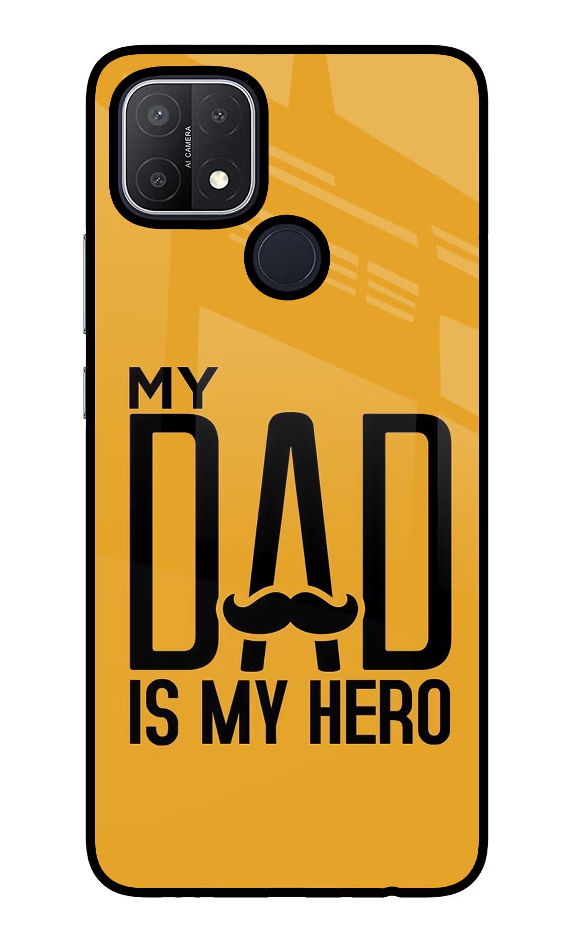 My Dad Is My Hero Oppo A15/A15s Glass Case - My Dad Is My Hero Oppo A15/A15s Glass Case My Dad Is My Hero Oppo A15/A15s Glass Case