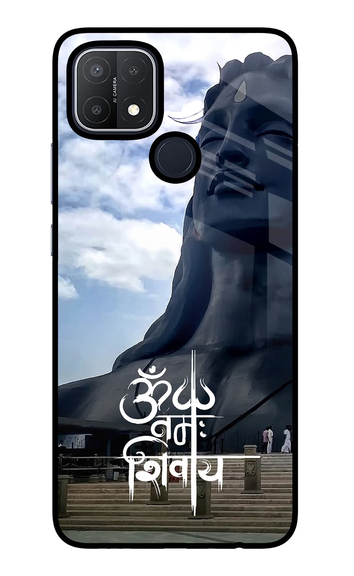 Om Namah Shivay Oppo A15/A15s Glass Case - Om Namah Shivay Oppo A15/A15s Glass Case Om Namah Shivay Oppo A15/A15s Glass Case