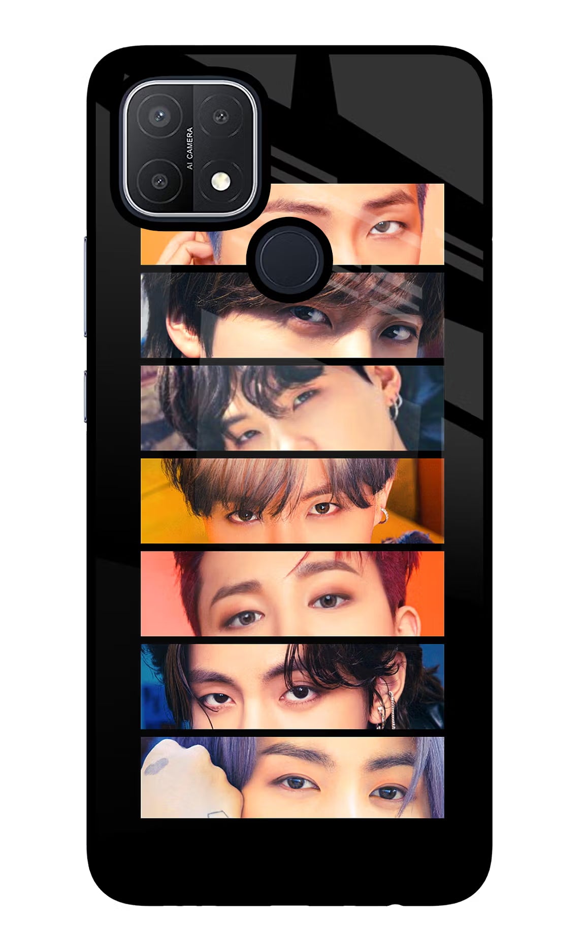 BTS Eyes Oppo A15/A15s Glass Case - BTS Eyes Oppo A15/A15s Glass Case BTS Eyes Oppo A15/A15s Glass Case