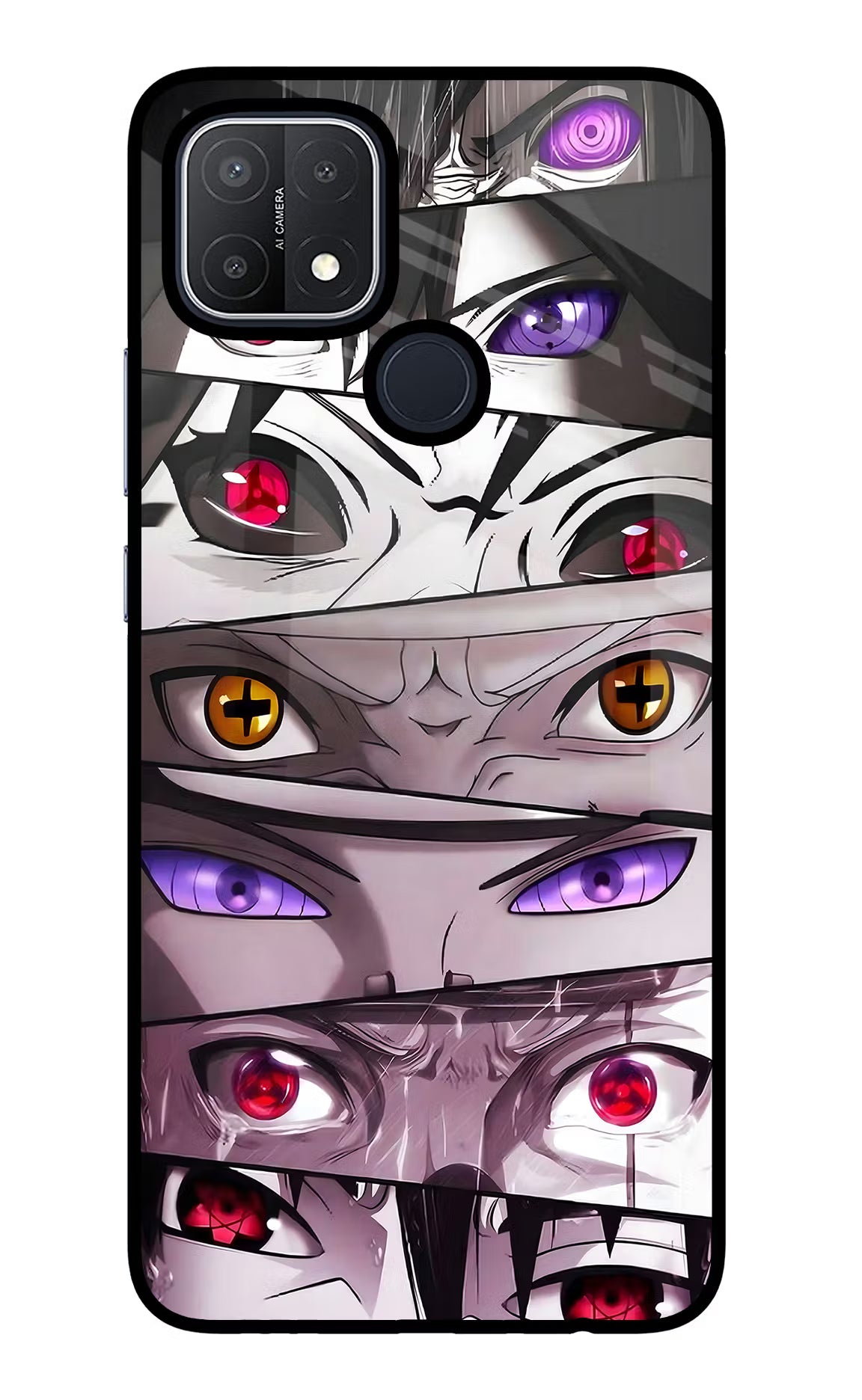 Naruto Anime Oppo A15/A15s Glass Case - Naruto Anime Oppo A15/A15s Glass Case Naruto Anime Oppo A15/A15s Glass Case