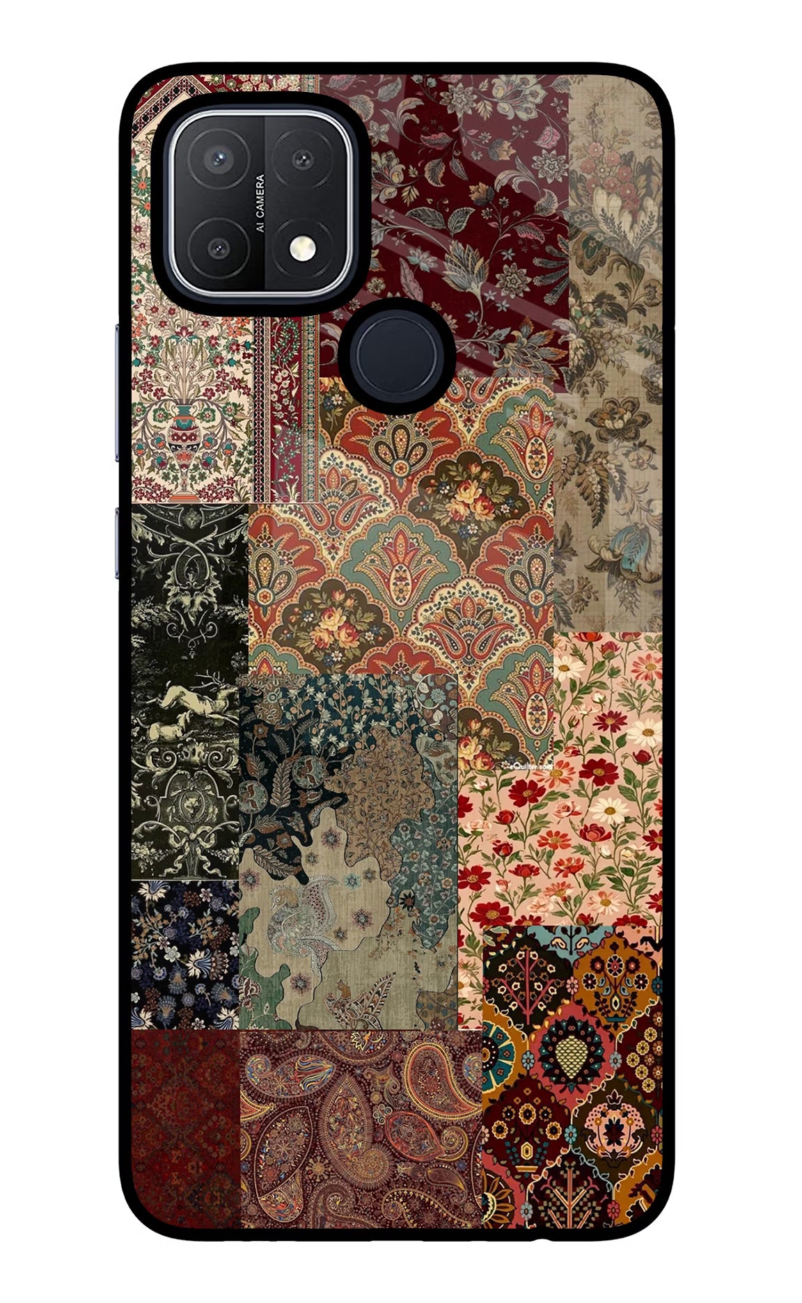 Desi Print Oppo A15/A15s Glass Case - Desi Print Oppo A15/A15s Glass Case Desi Print Oppo A15/A15s Glass Case