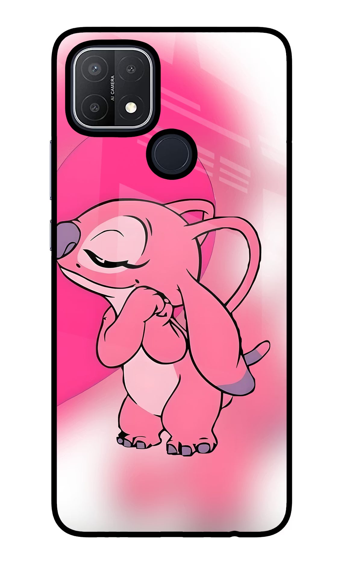 Angel Hug Oppo A15/A15s Glass Case - Angel Hug Oppo A15/A15s Glass Case Angel Hug Oppo A15/A15s Glass Case