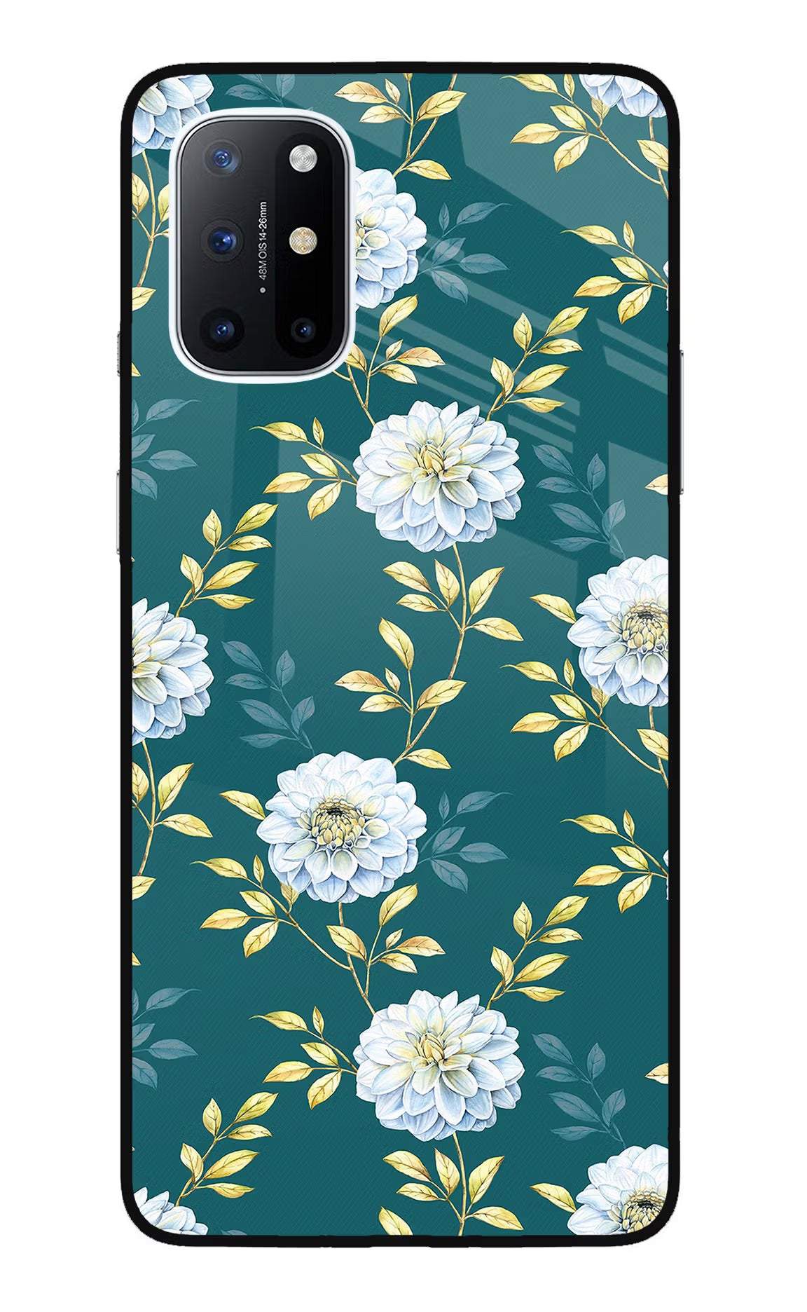 Flowers Oneplus 8T Glass Case - Flowers Oneplus 8T Glass Case Flowers Oneplus 8T Glass Case