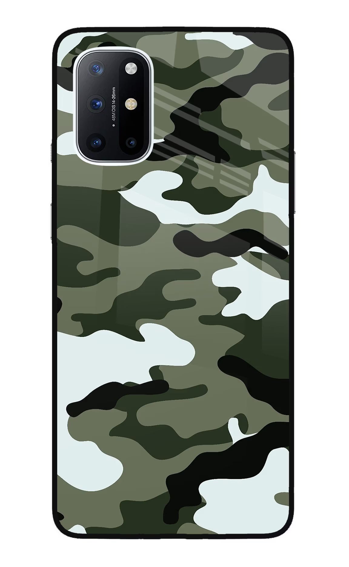 Camouflage Oneplus 8T Glass Case - Camouflage Oneplus 8T Glass Case Camouflage Oneplus 8T Glass Case