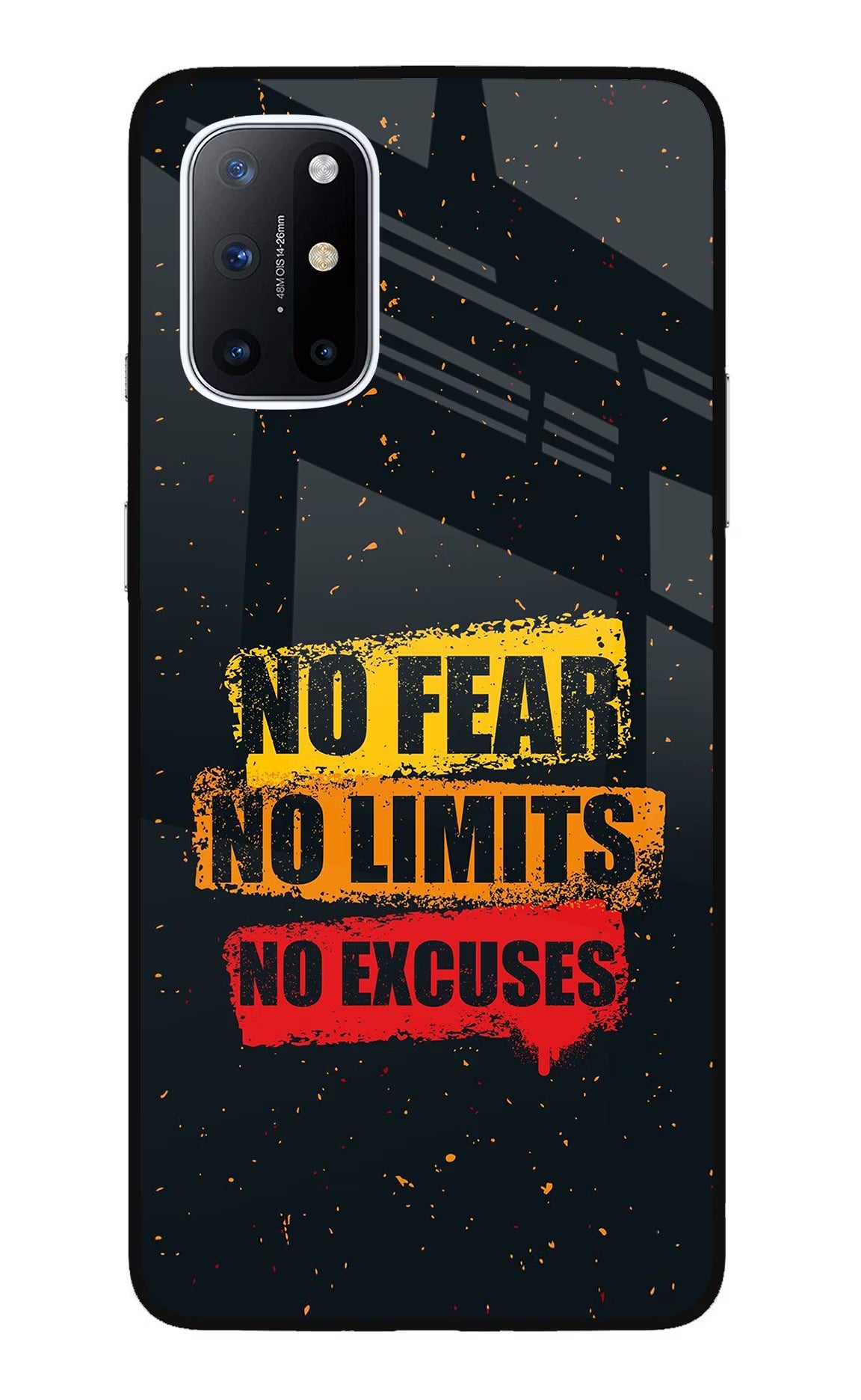 No Fear No Limits No Excuse Oneplus 8T Glass Case - No Fear No Limits No Excuse Oneplus 8T Glass Case No Fear No Limits No Excuse Oneplus 8T Glass Case