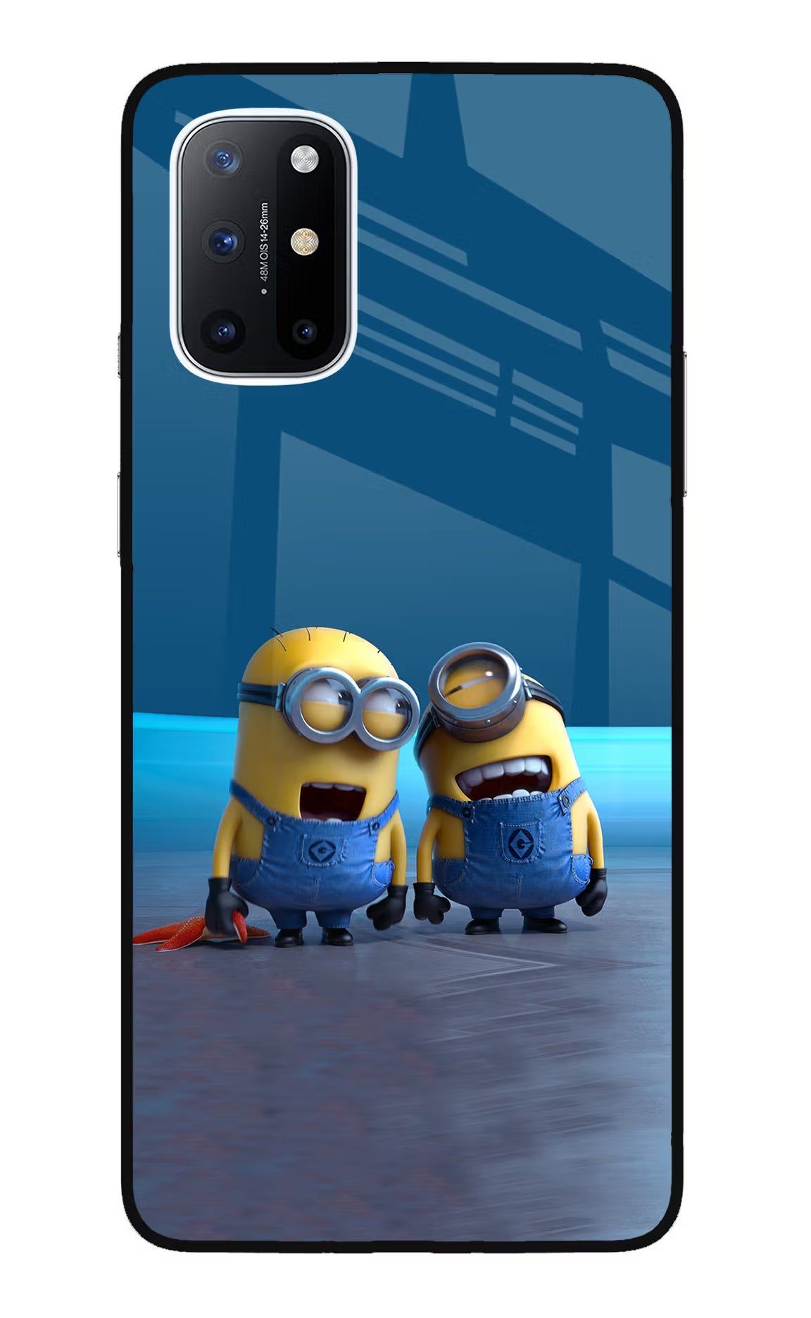 Minion Laughing Oneplus 8T Glass Case - Minion Laughing Oneplus 8T Glass Case Minion Laughing Oneplus 8T Glass Case