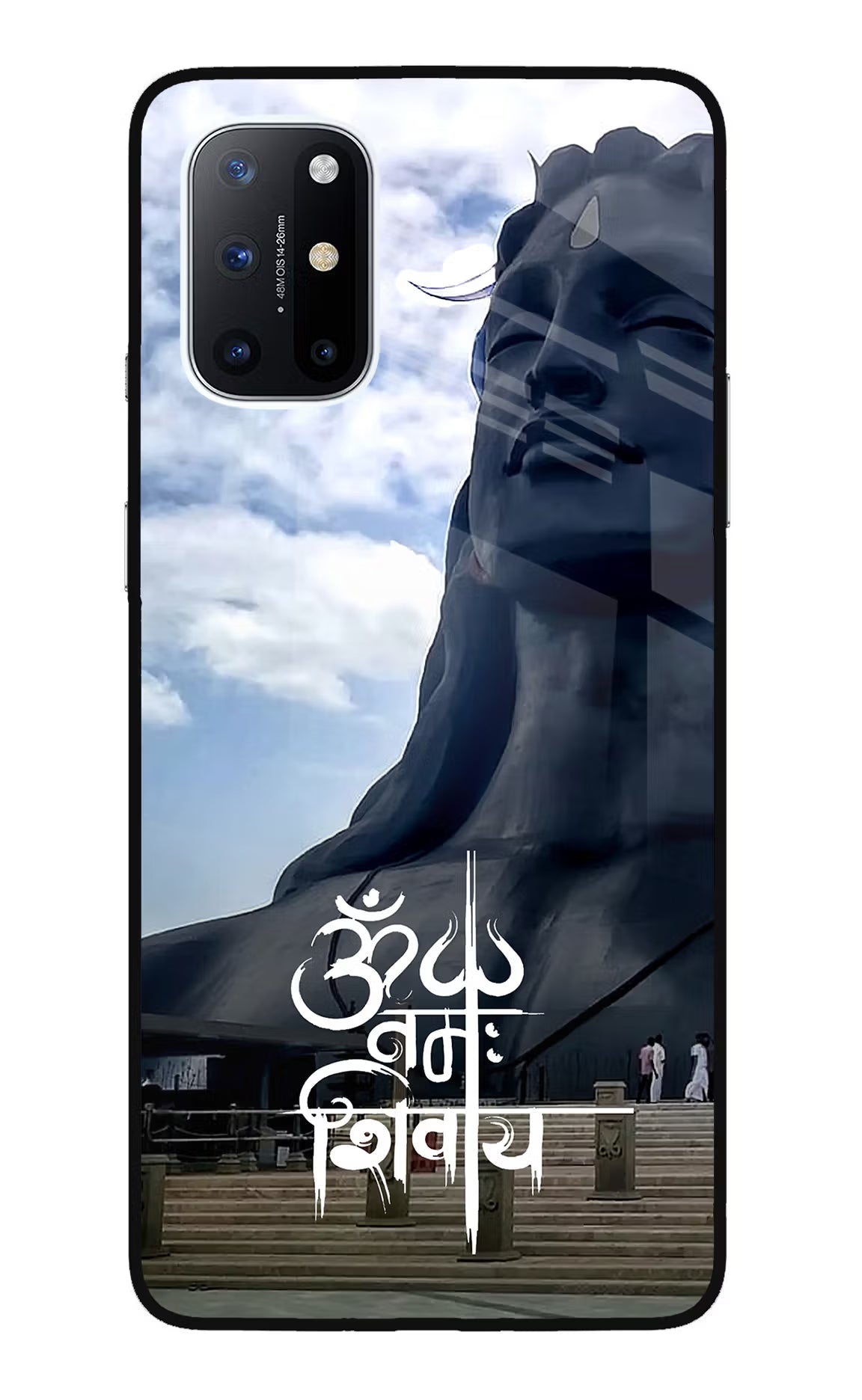 Om Namah Shivay Oneplus 8T Glass Case - Om Namah Shivay Oneplus 8T Glass Case Om Namah Shivay Oneplus 8T Glass Case