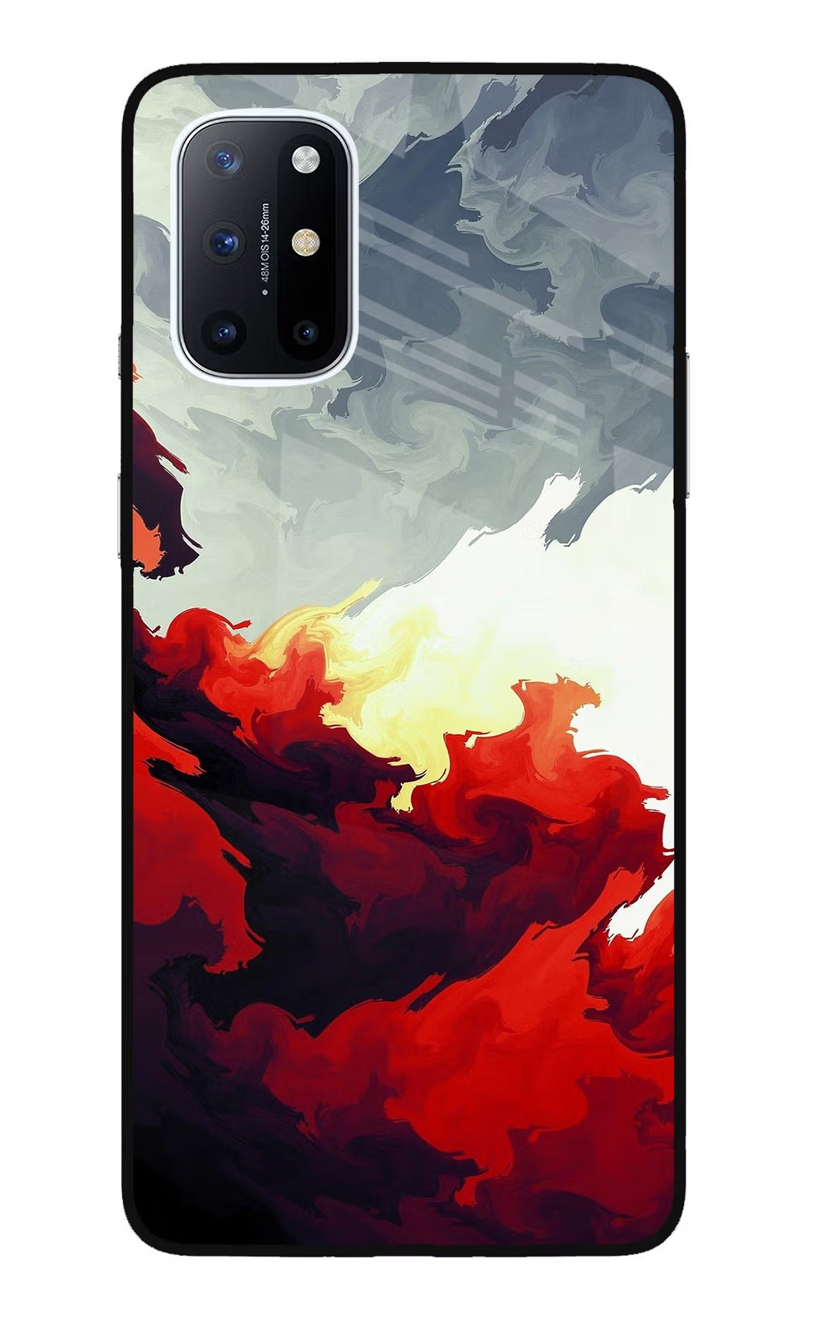 Fire Cloud Oneplus 8T Glass Case - Fire Cloud Oneplus 8T Glass Case Fire Cloud Oneplus 8T Glass Case