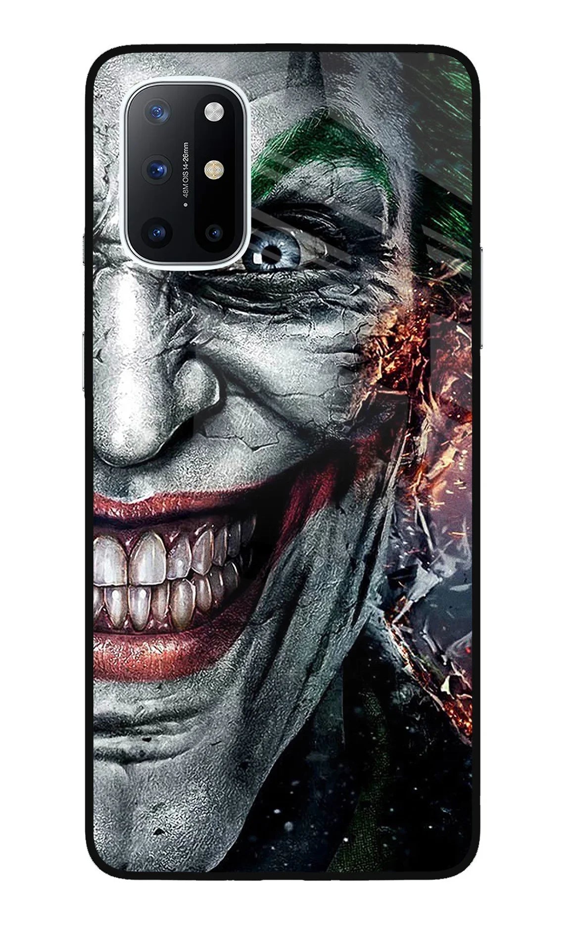 Joker Cam Oneplus 8T Glass Case - Joker Cam Oneplus 8T Glass Case Joker Cam Oneplus 8T Glass Case